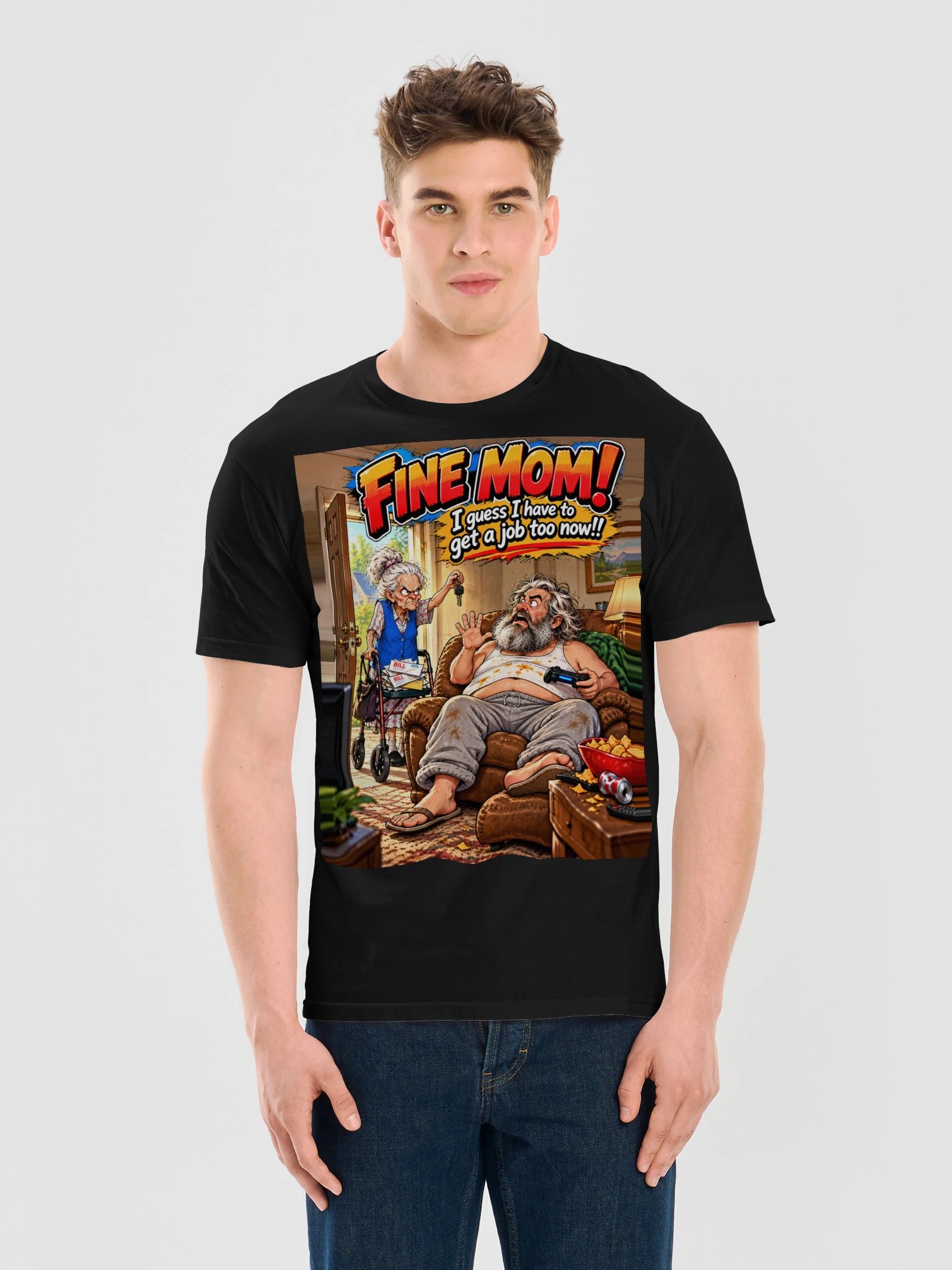 Fine Mom Gildan Unisex Softstyle T-Shirt product image (31)