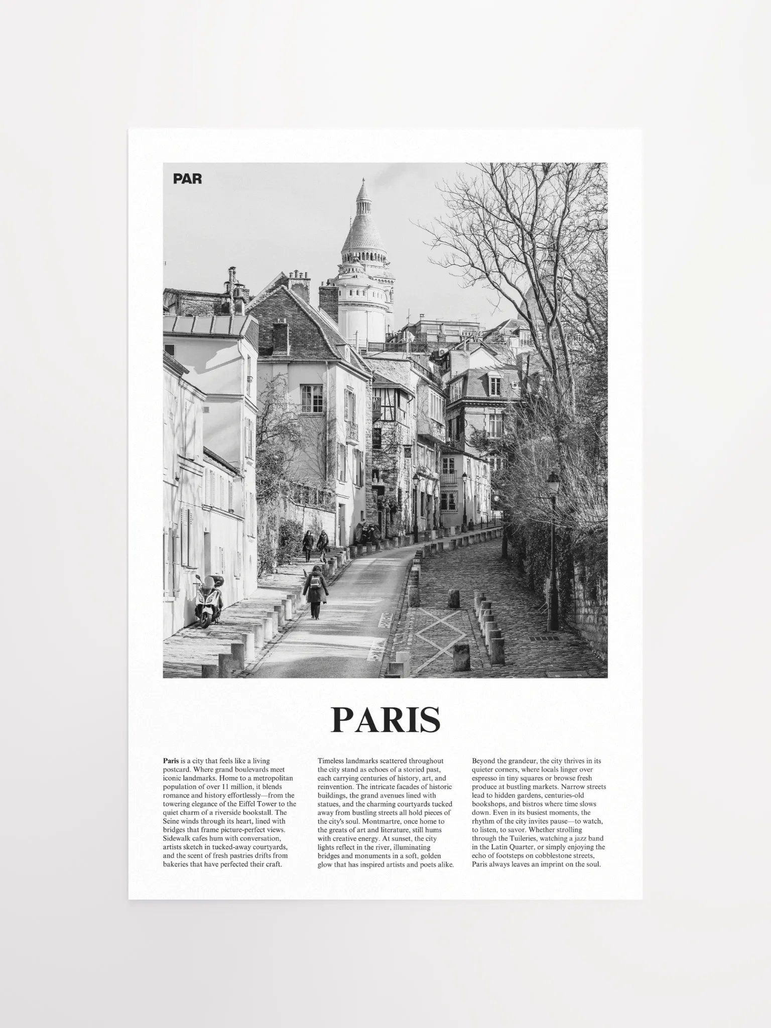 Paris 06 Newspaper Poster product image (5)