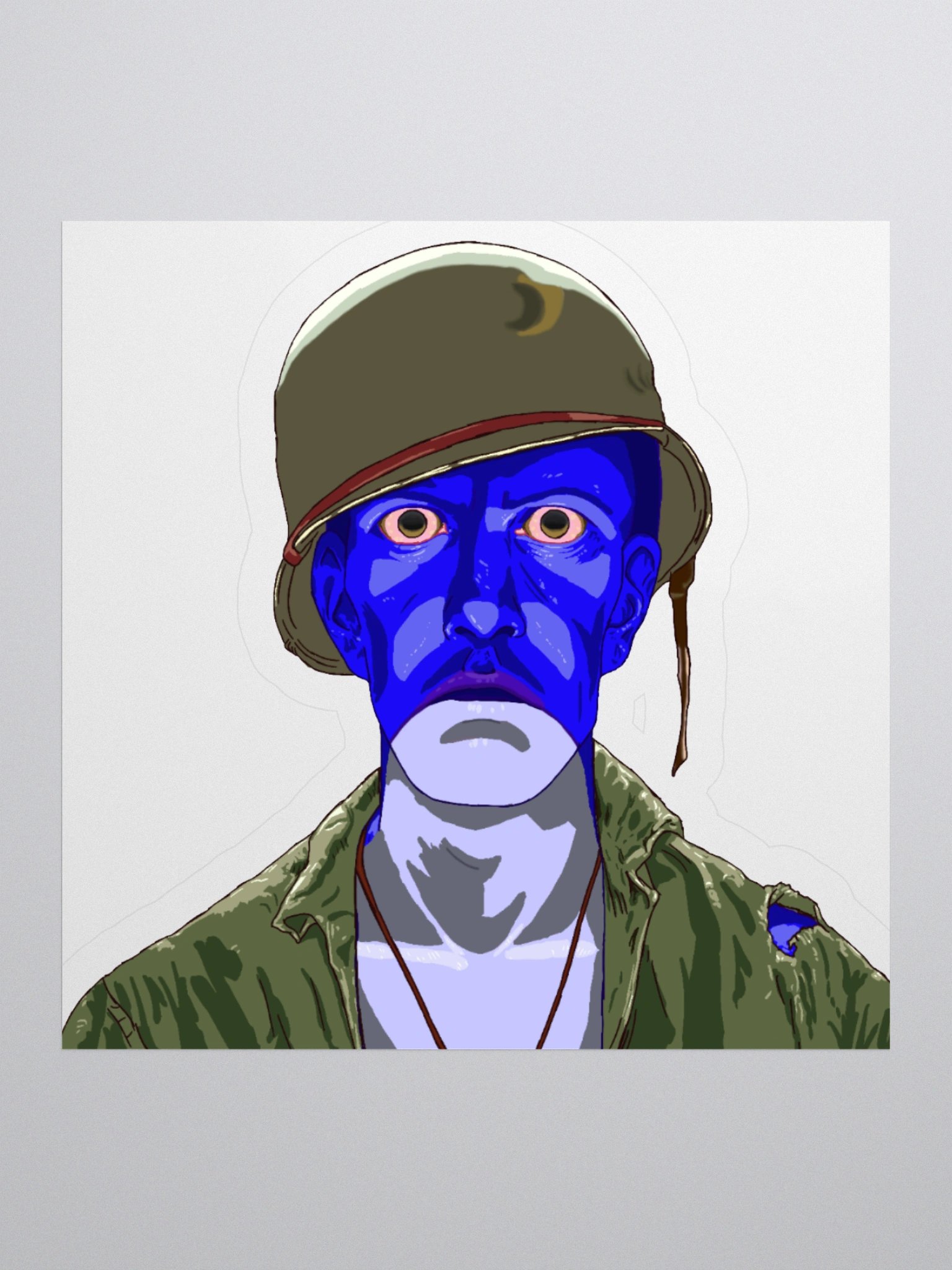 A Thousand Frog Stare Sticker product image (1)