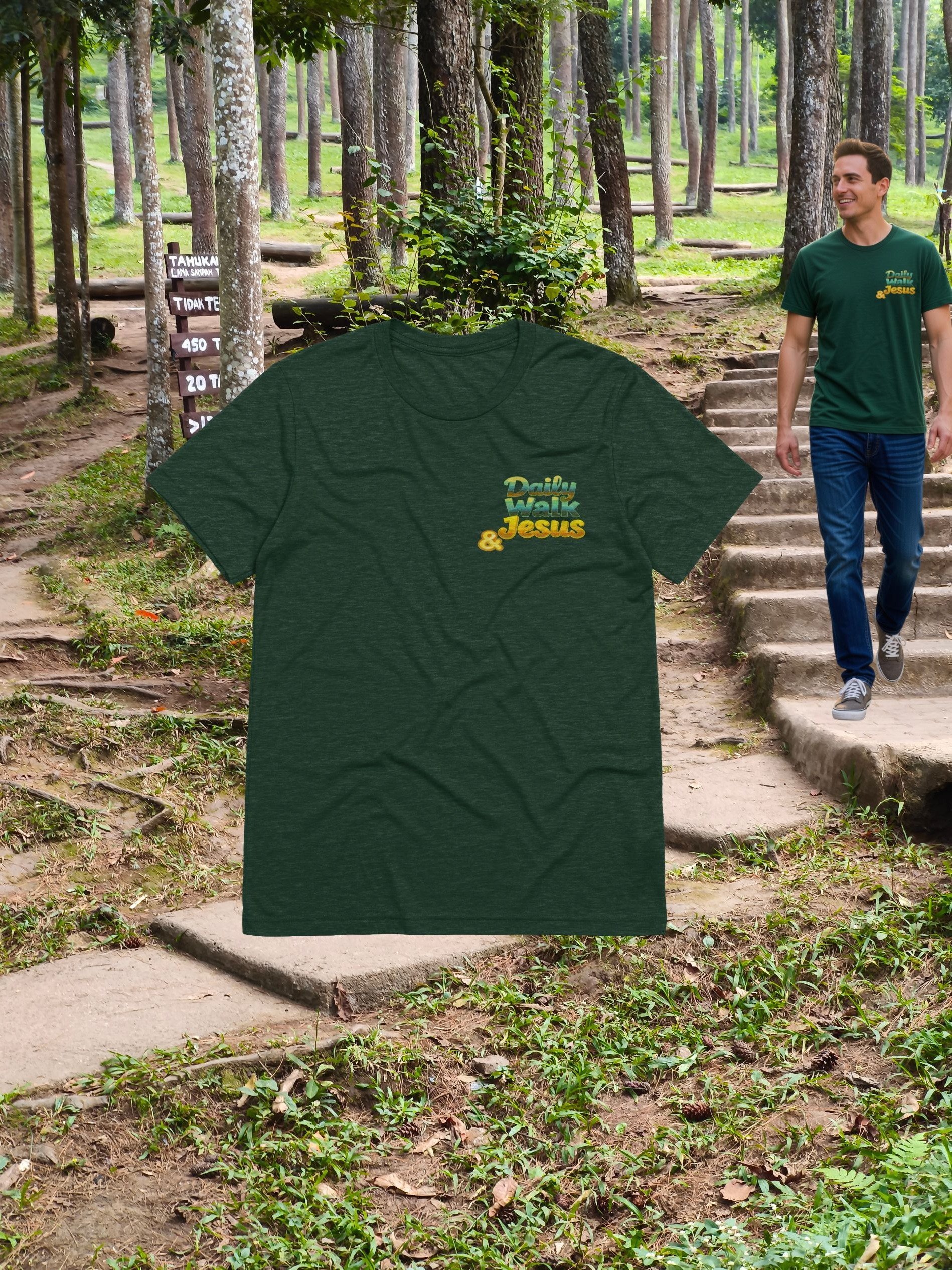 Daily Walk And Jesus T-shirt product image (3)
