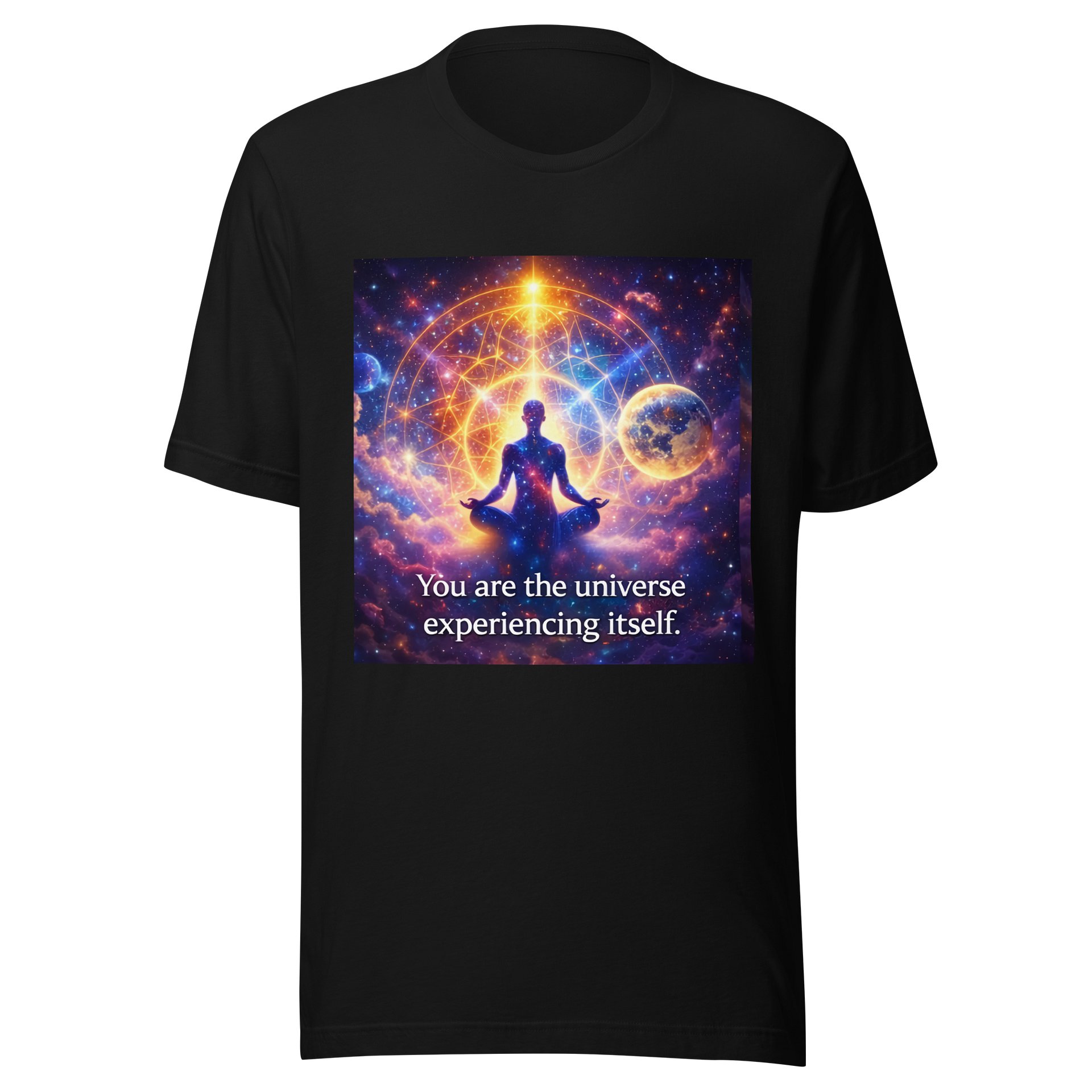 Cosmic Universe Meditative T-Shirt product image (1)