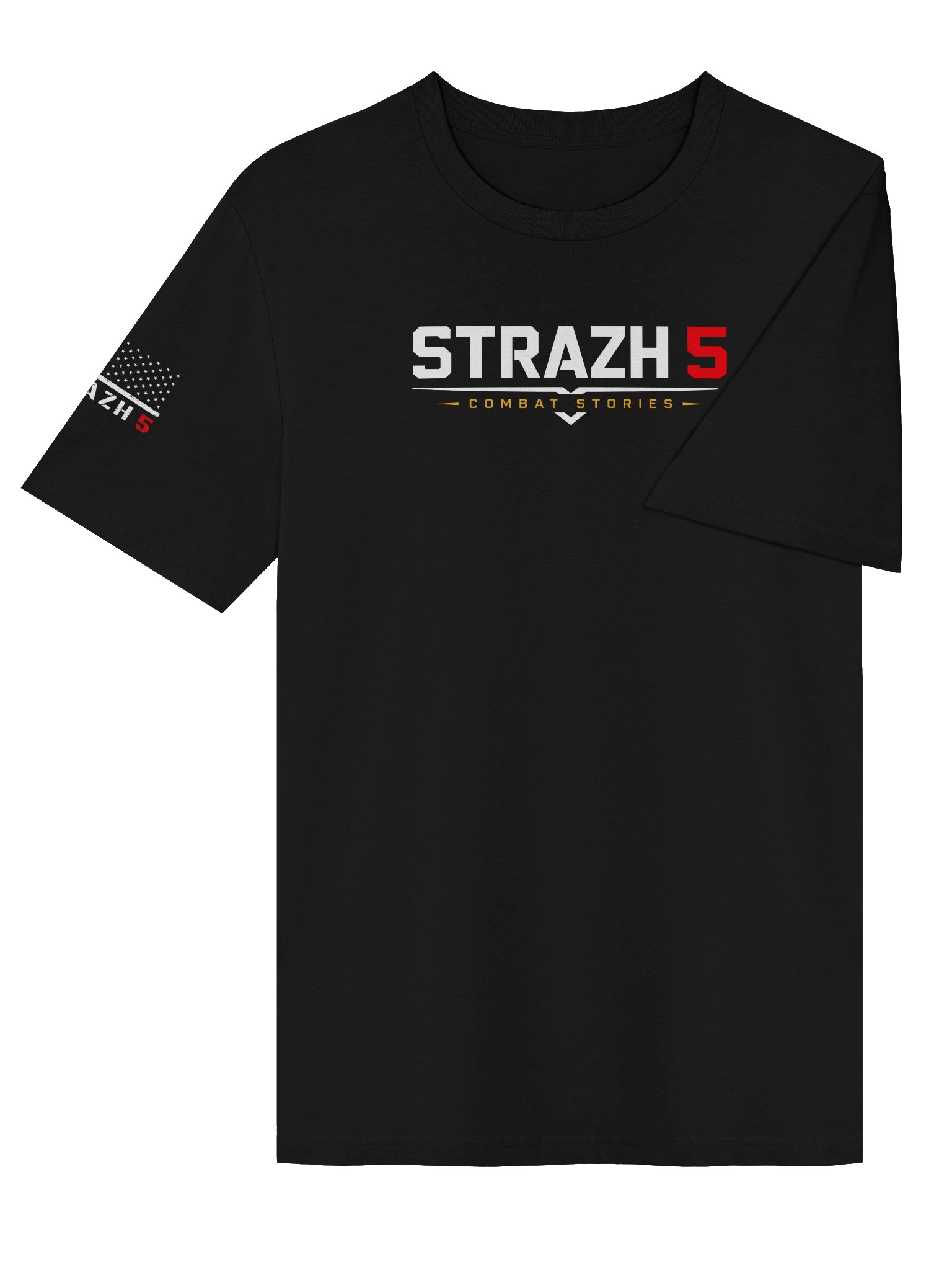 STRAZH 5 Combat Stories Logo T-Shirt w/Flag product image (8)