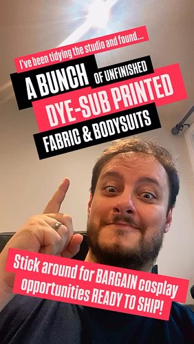 LOW-PRICED PRINTED SUITS!

Got a few unused suits out of storage, ready to ship, first come first serve! Deposit options avai...