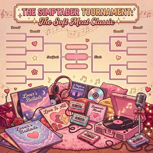The BIGGEST SIMP SONGS EVER battle it out for SIMPTABER SUPREMACY! Listen MONDAY for the Play in tournament. Listen on Blast ...