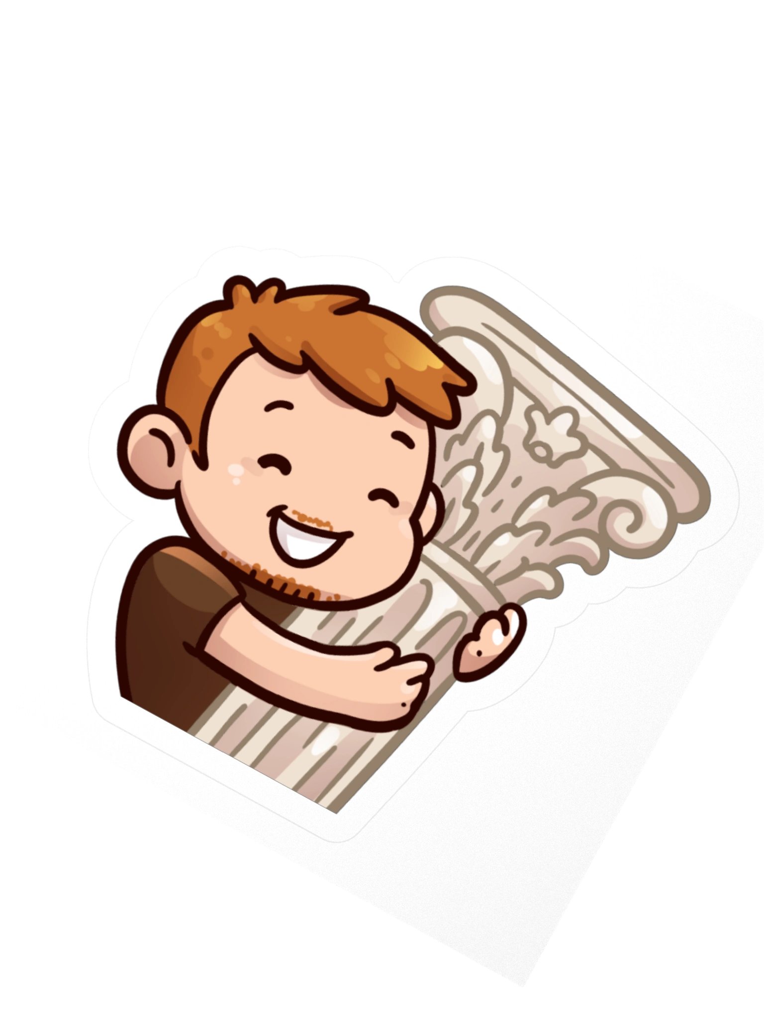 Dan and his Corinthian Column Sticker product image (2)