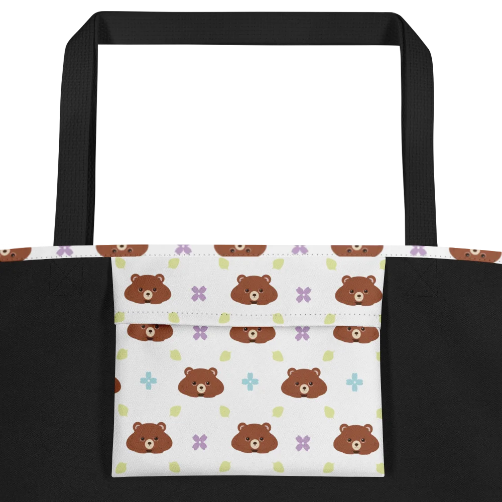 Bear Pattern Tote Bag product image (2)