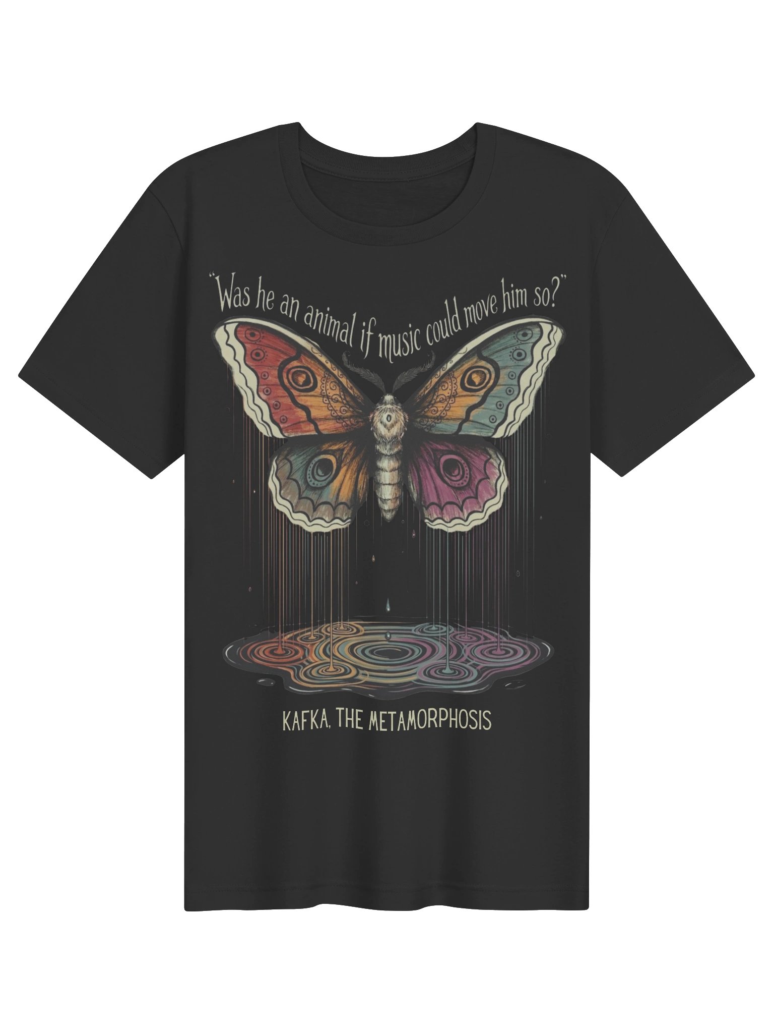 Kafka Moth Music Quote Shirt, Metamorphosis Literary Lover Tee product image (2)