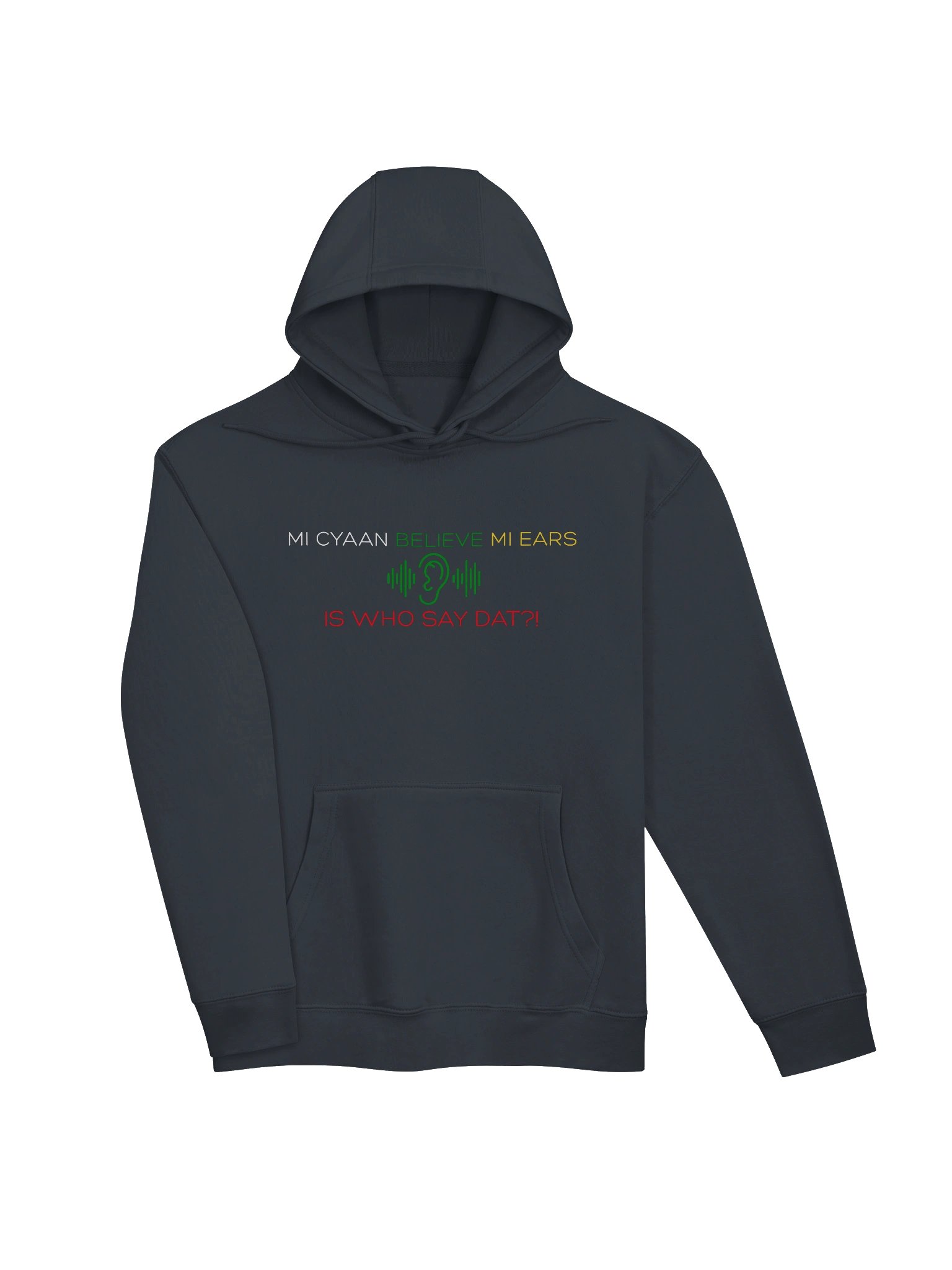 Mi Cyaan Believe Mi Ears Bold Hoodie product image (3)