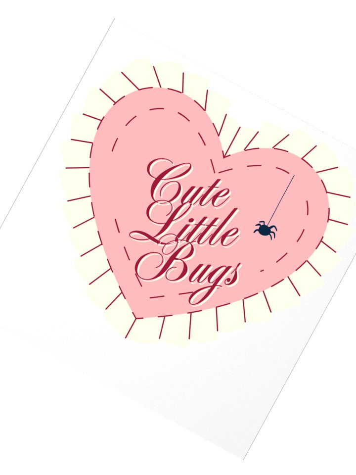 Heart Cute Little Bugs Sticker product image (2)