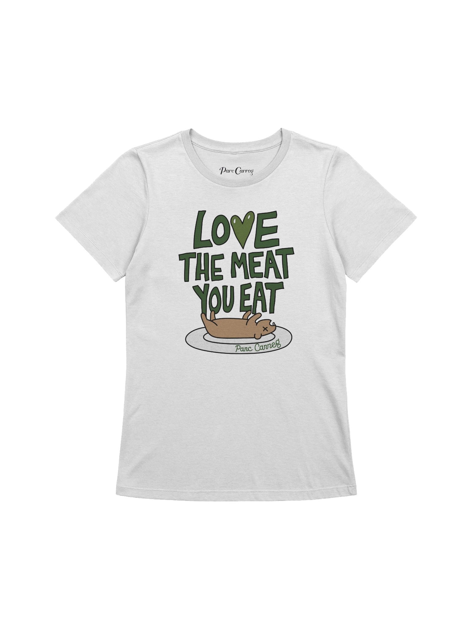 Love the Meat You Eat Womens Tee by Parc Carreg product image (1)
