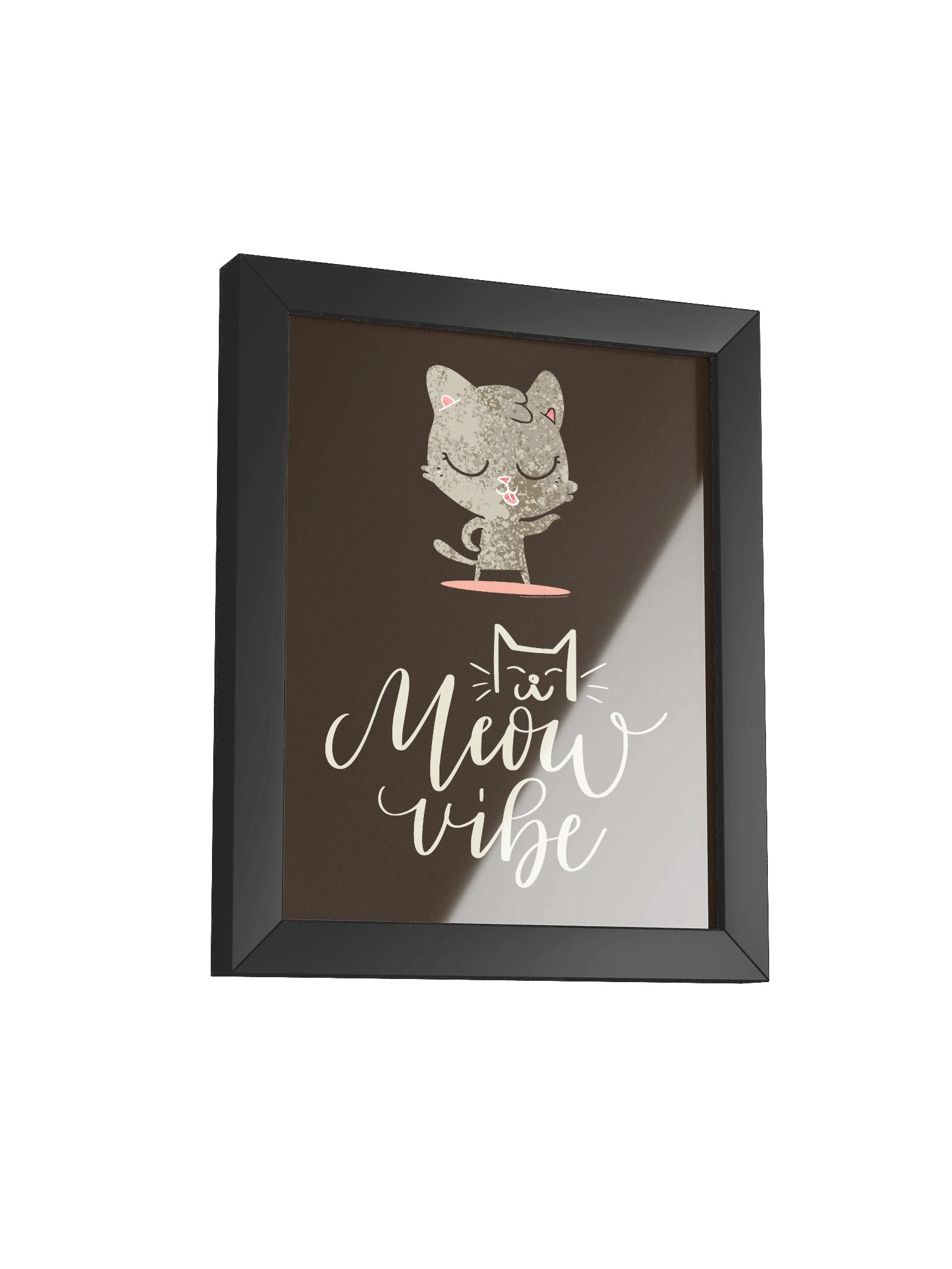 Whimsical Meow Vibe Framed Poster product image (8)