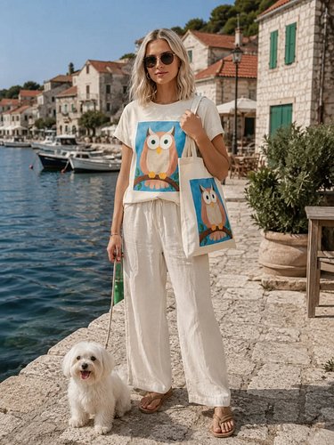 Little owl is a symbol of croatian island Šolta. It is called 