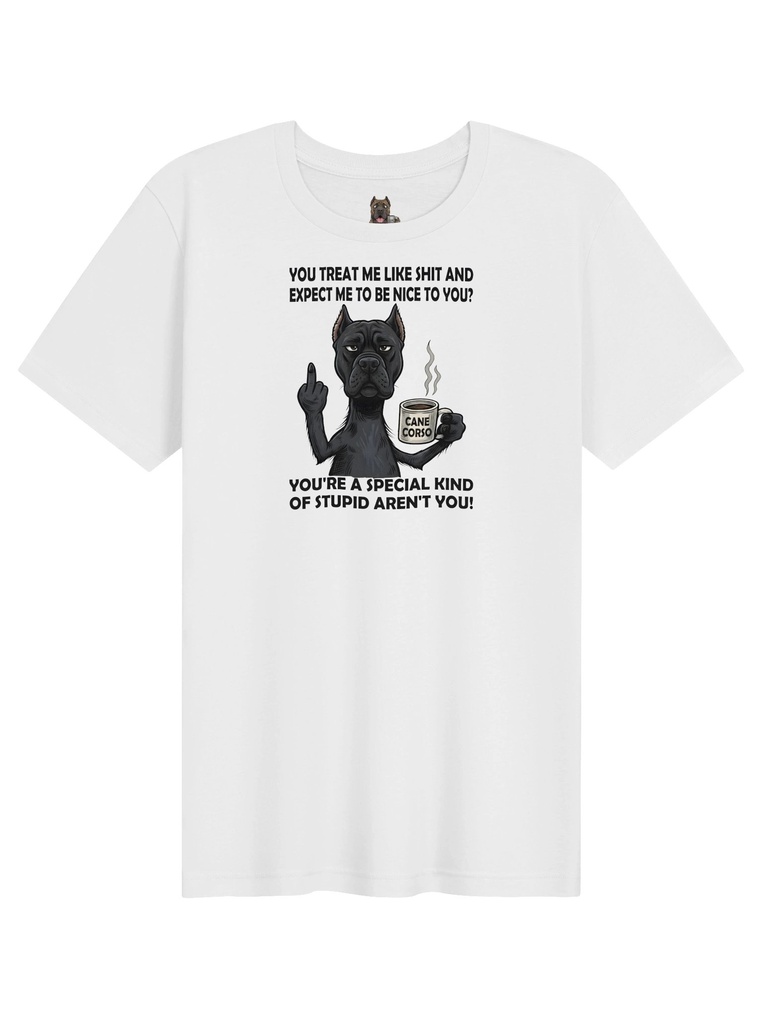 Cane Corso Shirt – Funny Sarcastic Dog Meme Graphic Tee product image (1)