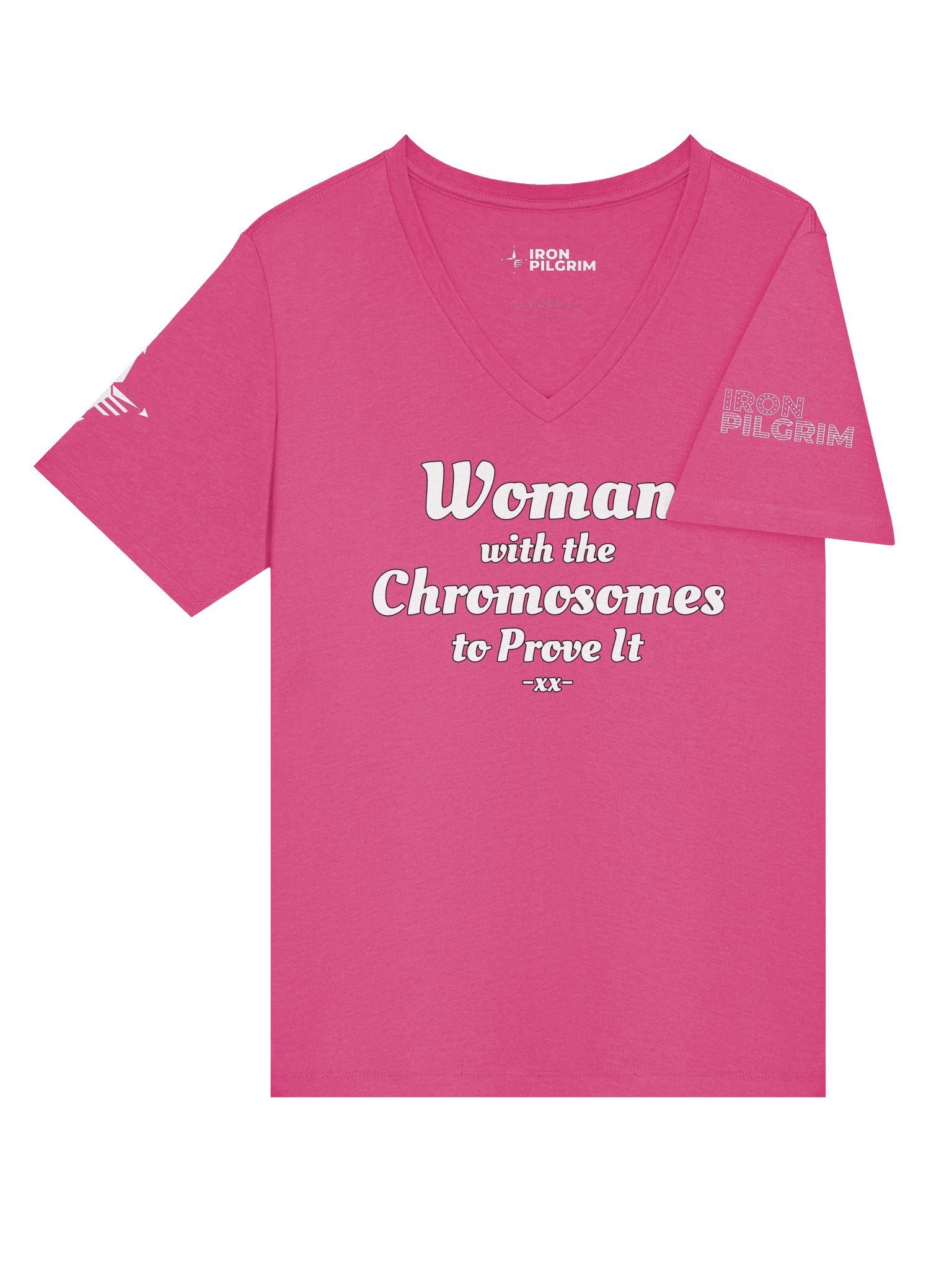 Woman With Chromosomes To Prove It V-Neck T-Shirt product image (65)