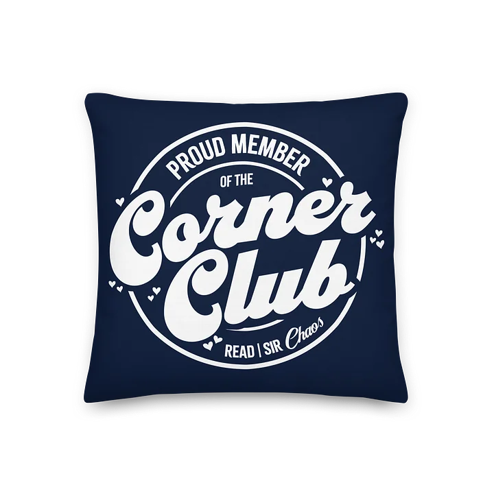 Corner Club Throw Pillow product image (1)