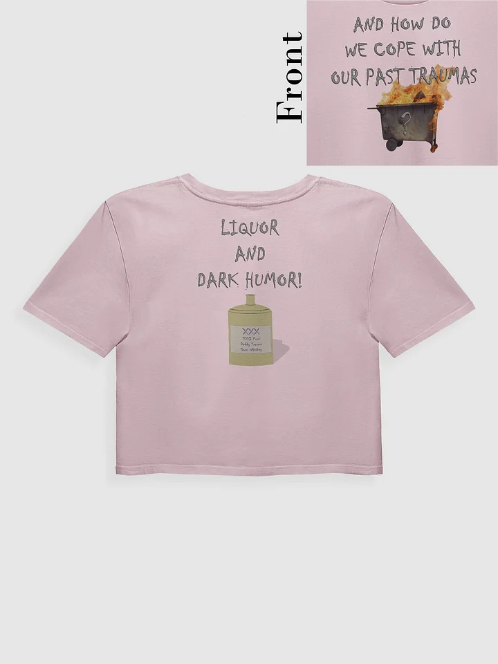 Liquor and Dark Humor Crop Top product image (1)