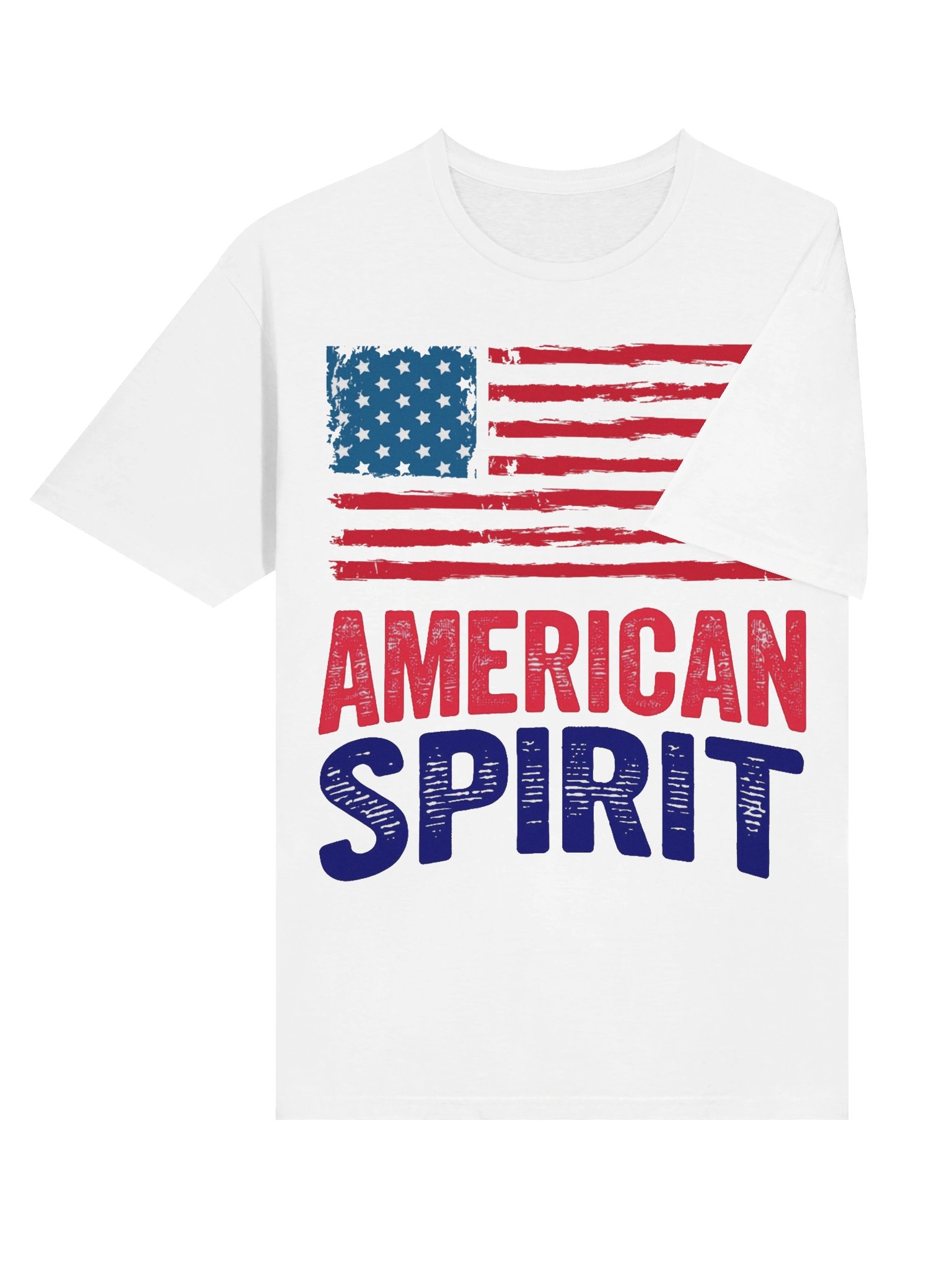 American Spirit – Vintage USA Flag Patriotic T-Shirt product image (94)