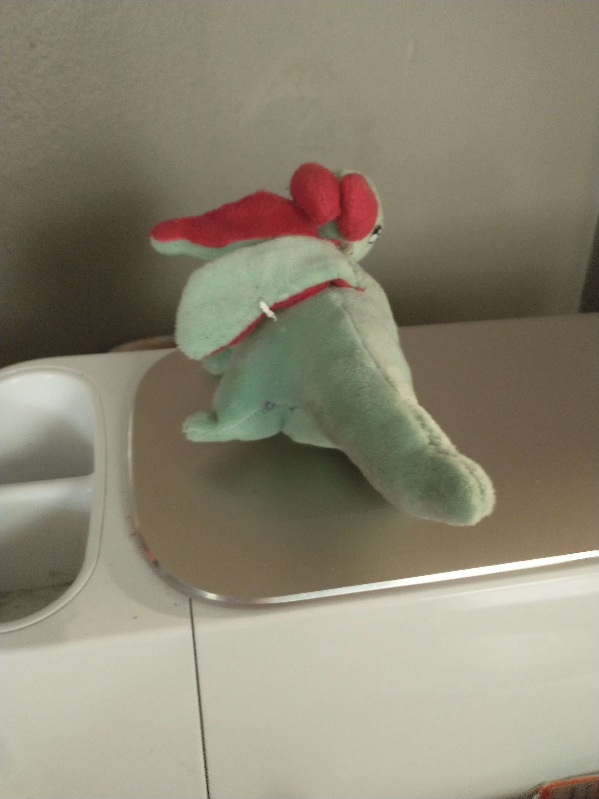 Tiny Green and Red Dragon Plushie product image (4)