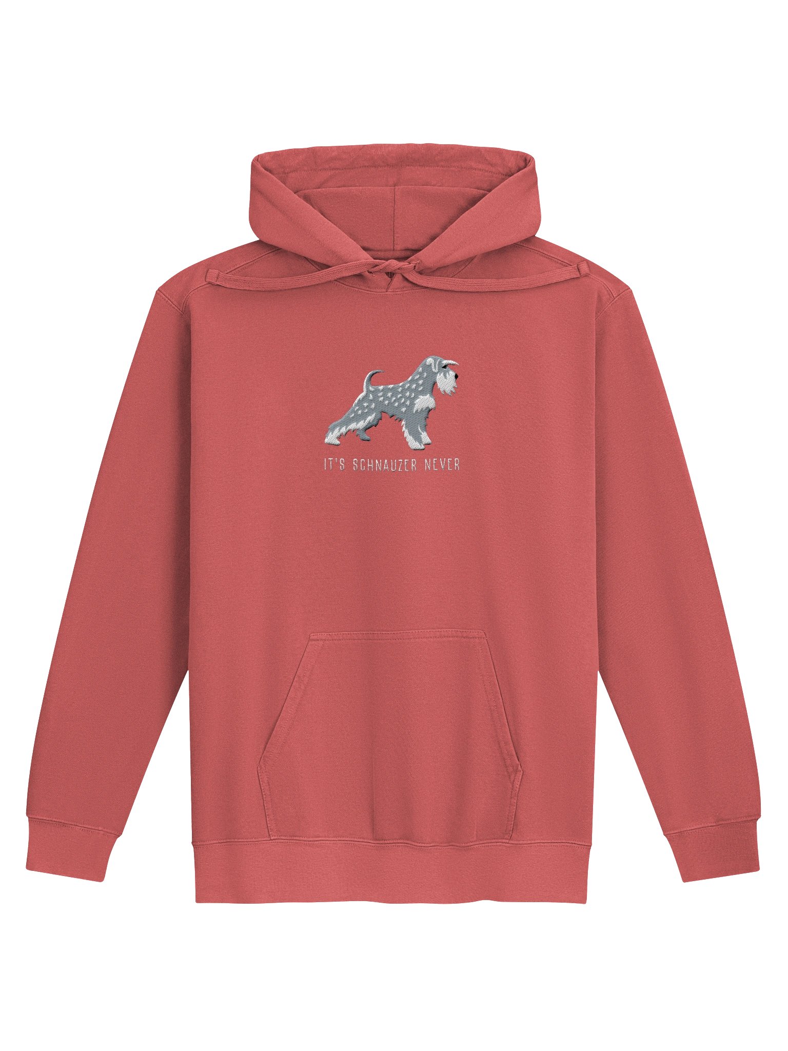 It's Schnauzer Never Premium Hoodie (Embroidered) of a Miniature Schnauzer(Salt & Pepper) product image (21)