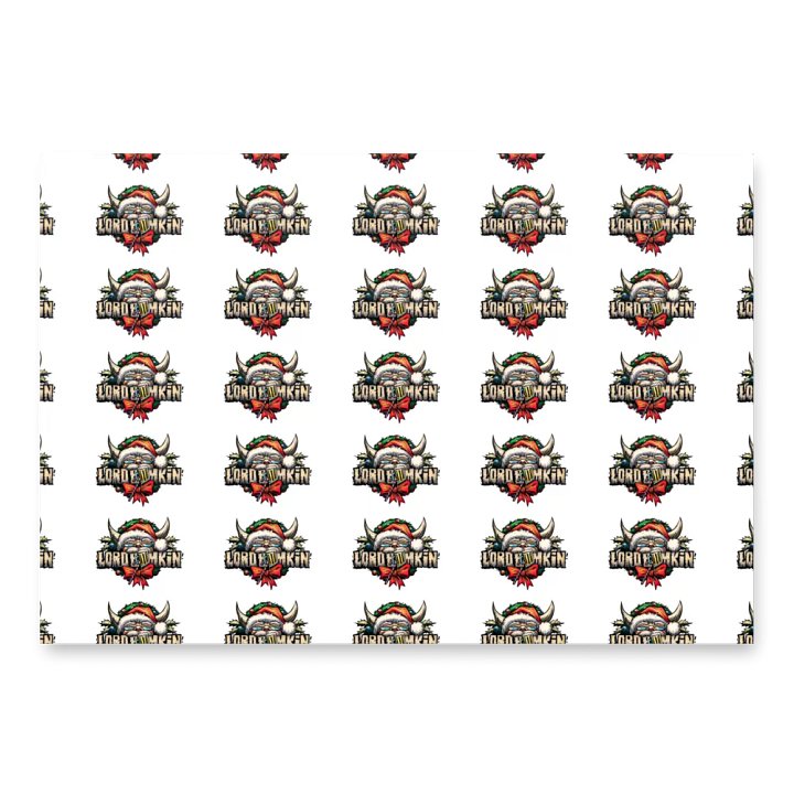 Xmas logo wrapping paper product image (1)