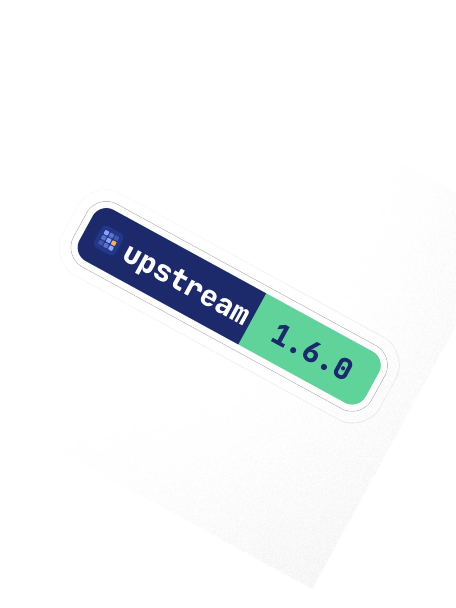 upstream | 1.6.0 Badge Sticker product image (2)