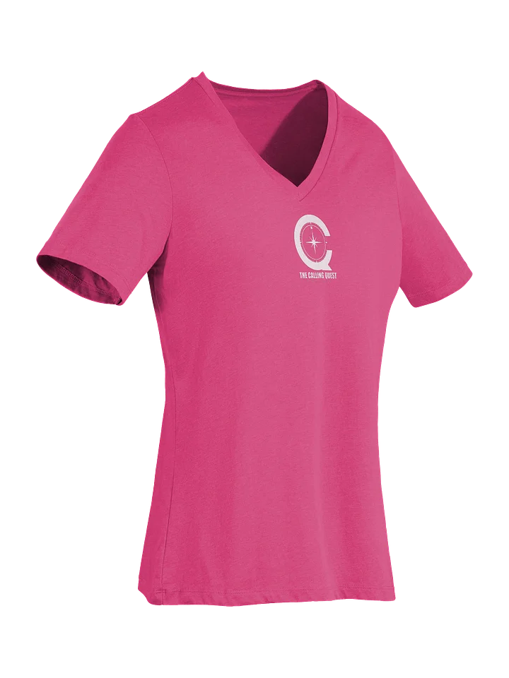 The Calling Quest Podcast Women's Explorer Relaxed V-Neck Tee product image (46)