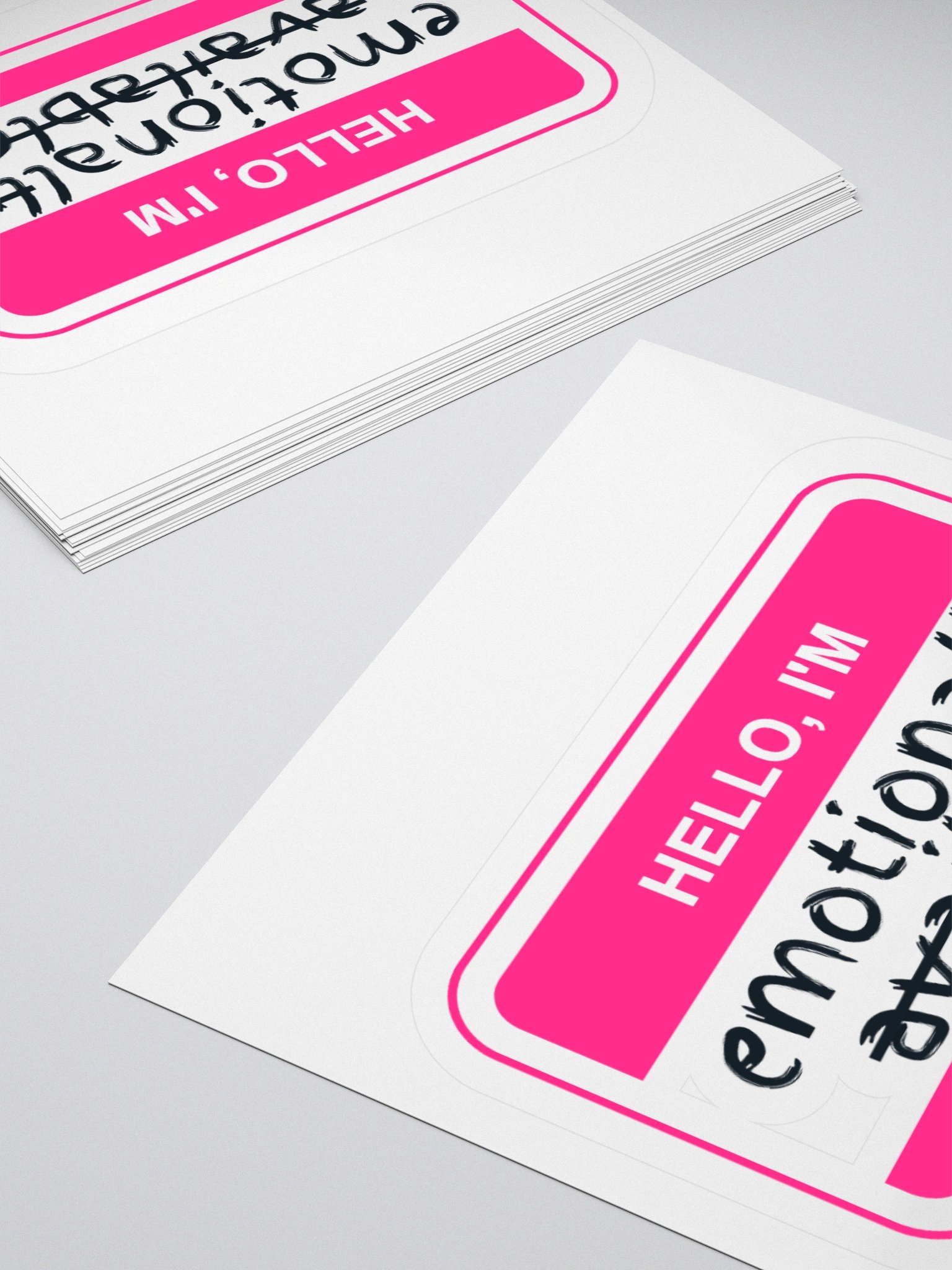 "Hello, I'm Emotional" Sticky product image (6)