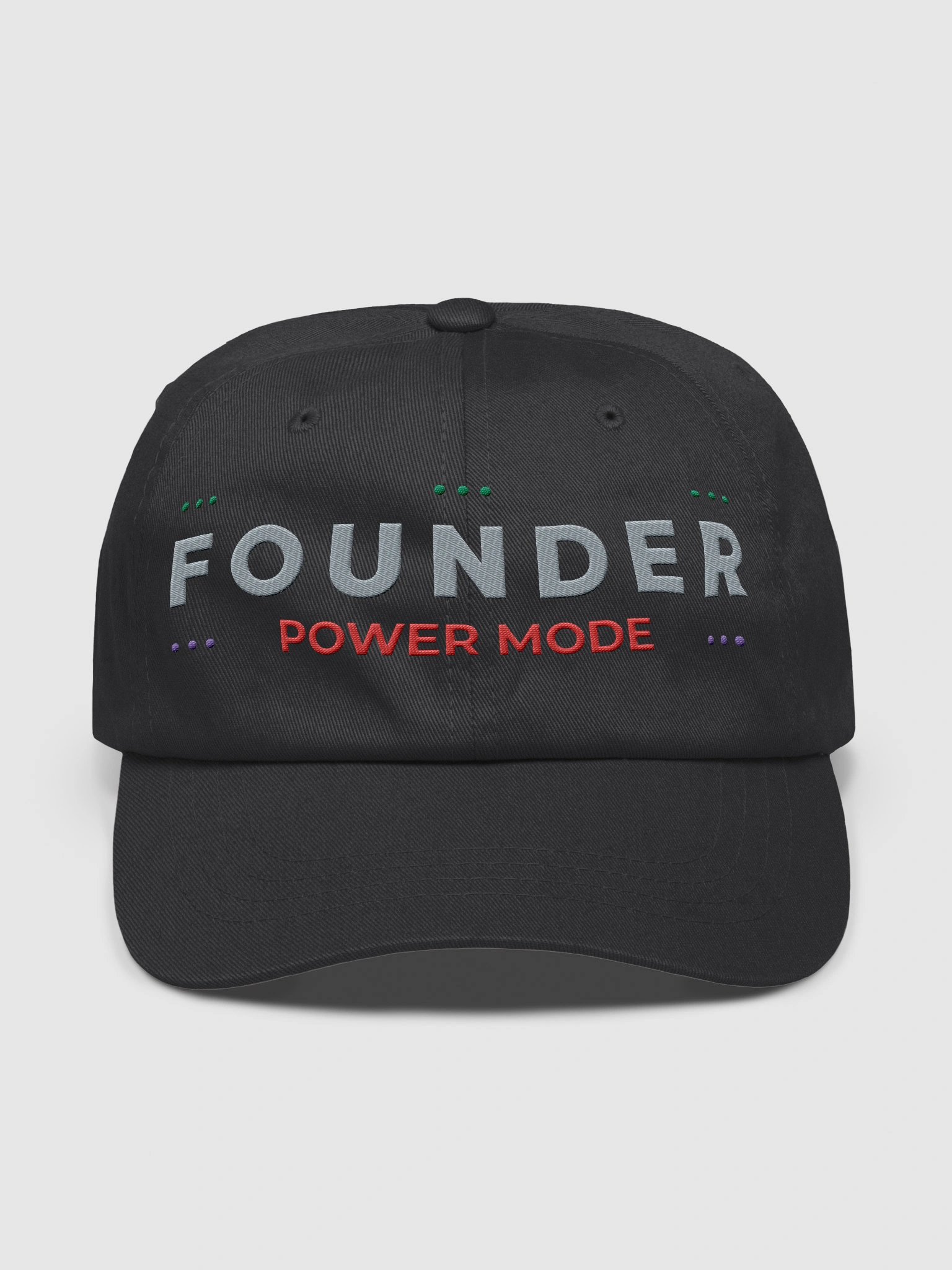 Retro FOUNDER Power Mode Classic Dad Hat - Embroidered product image (1)