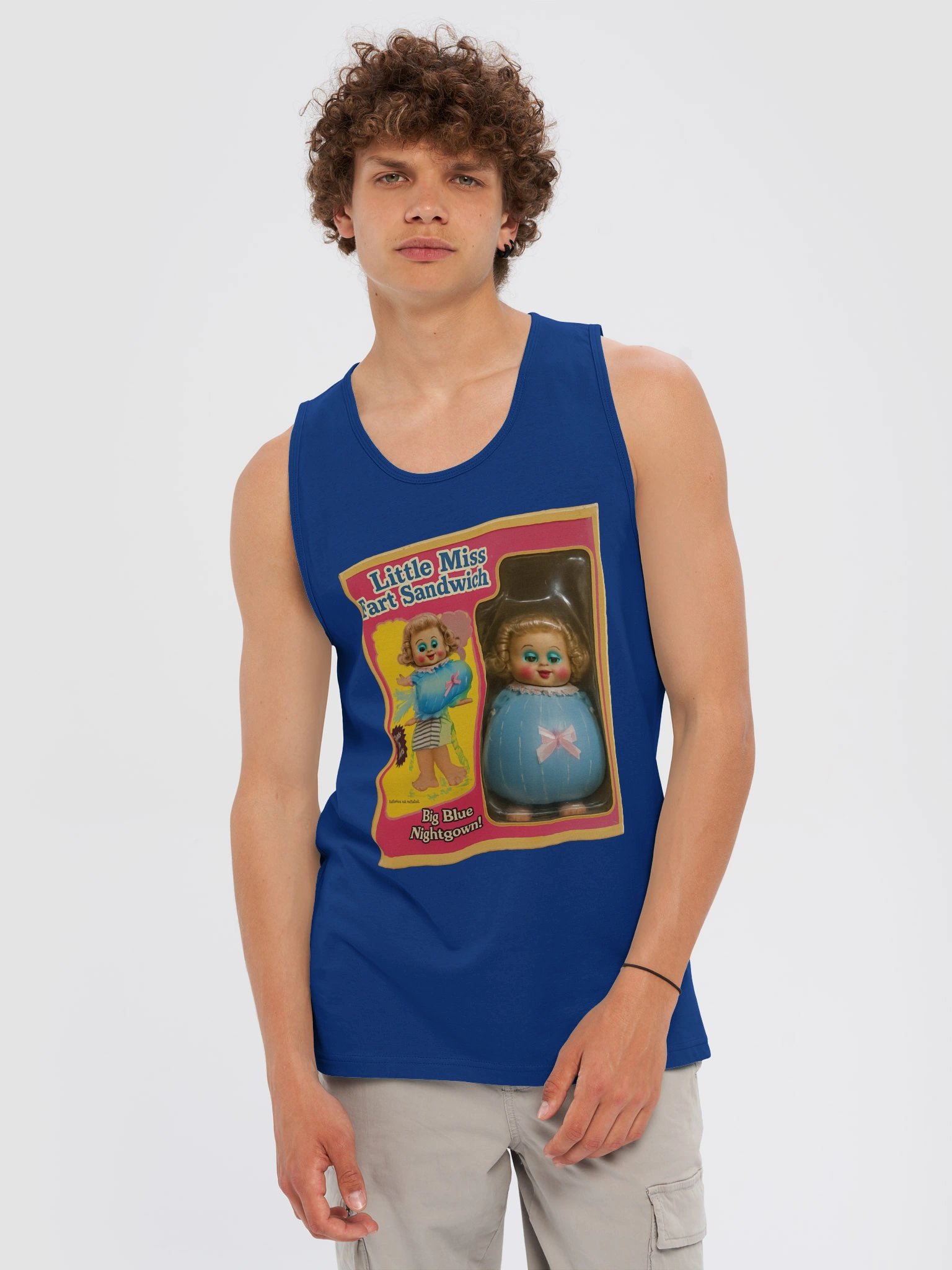 666 Toys | Little Miss Fart Sandwich | Cotton Heritage Men's Premium Tank Top product image (1)