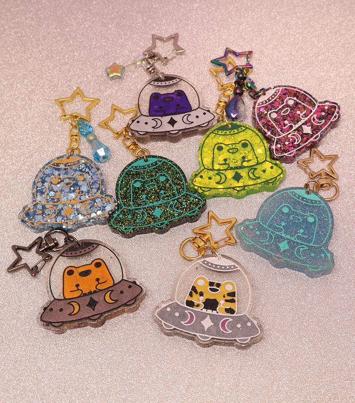 Ralph the Space Frog Keychain product image (1)