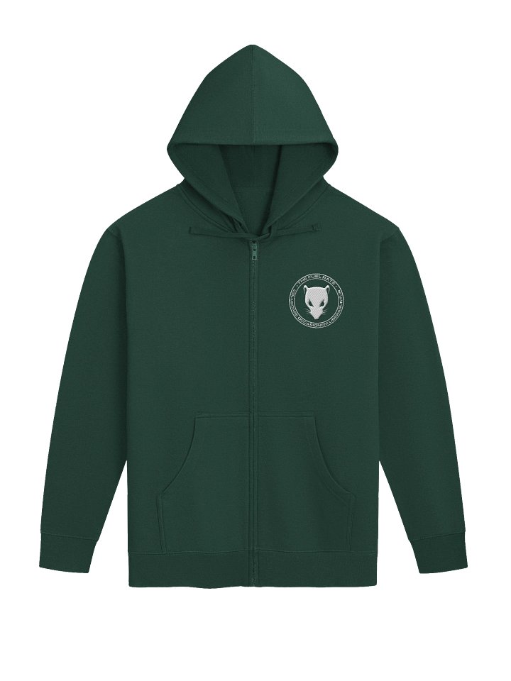 Roundel Zip Hoodie, White Embroidery product image (9)