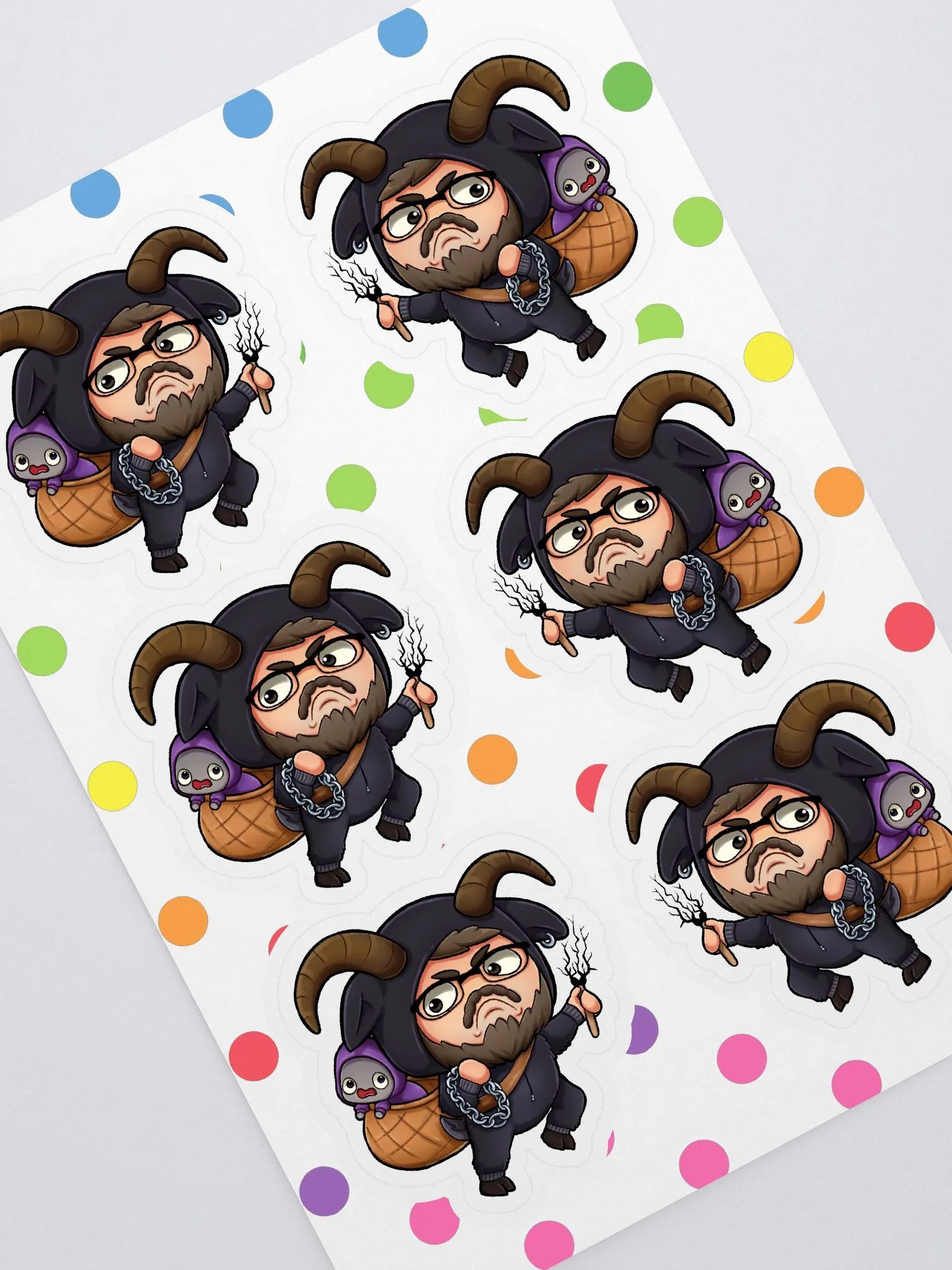 KRAMPGAR Sticker Sheet product image (1)