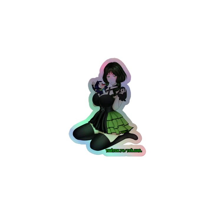 Teilwal Busts Out! Holographic Sticker product image (1)