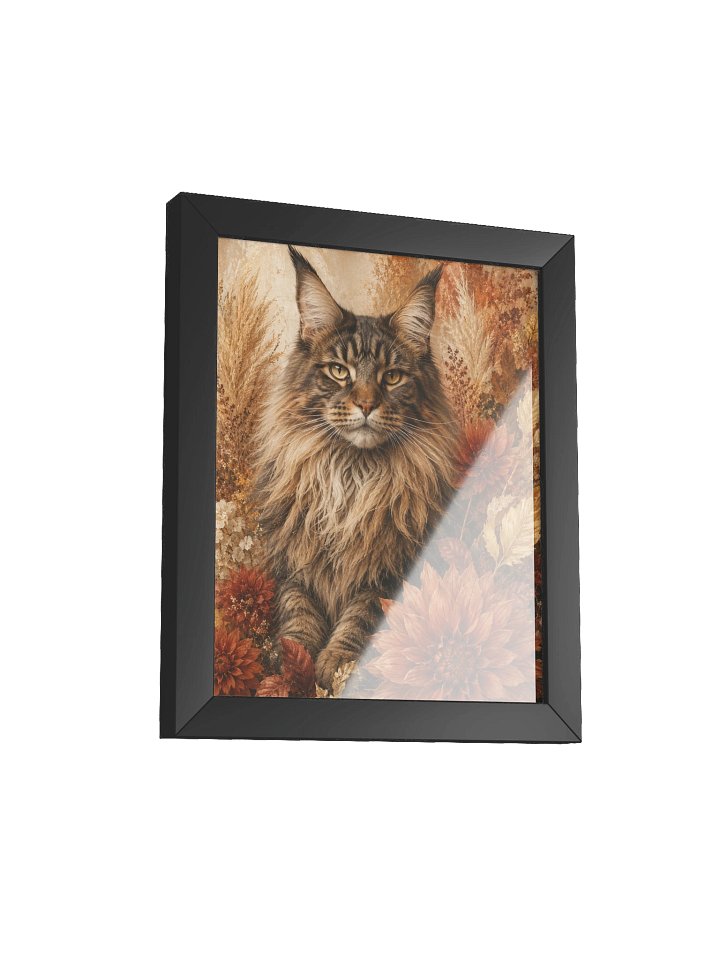 Autumn Cat Framed Matte Poster product image (2)
