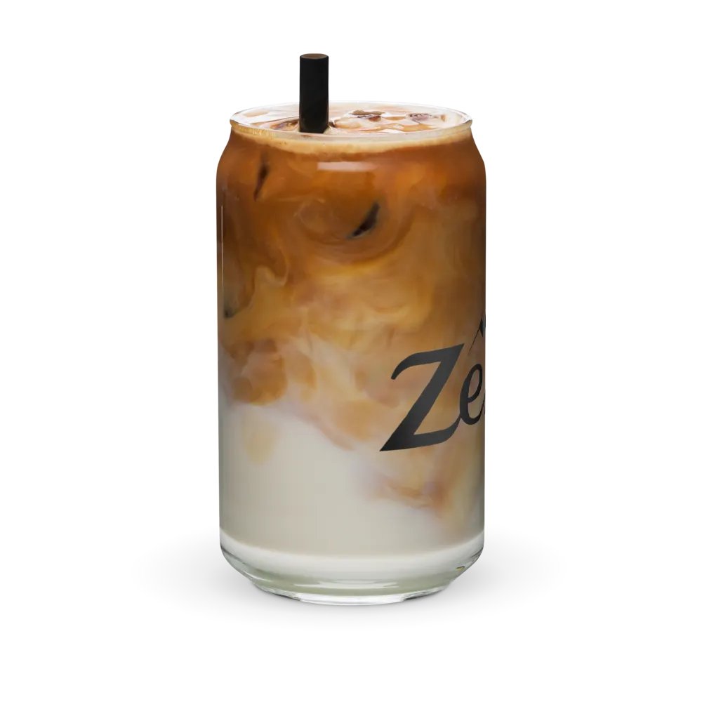 Zenith Can-Shaped Glass - Mountain Peak Design, 16oz product image (12)