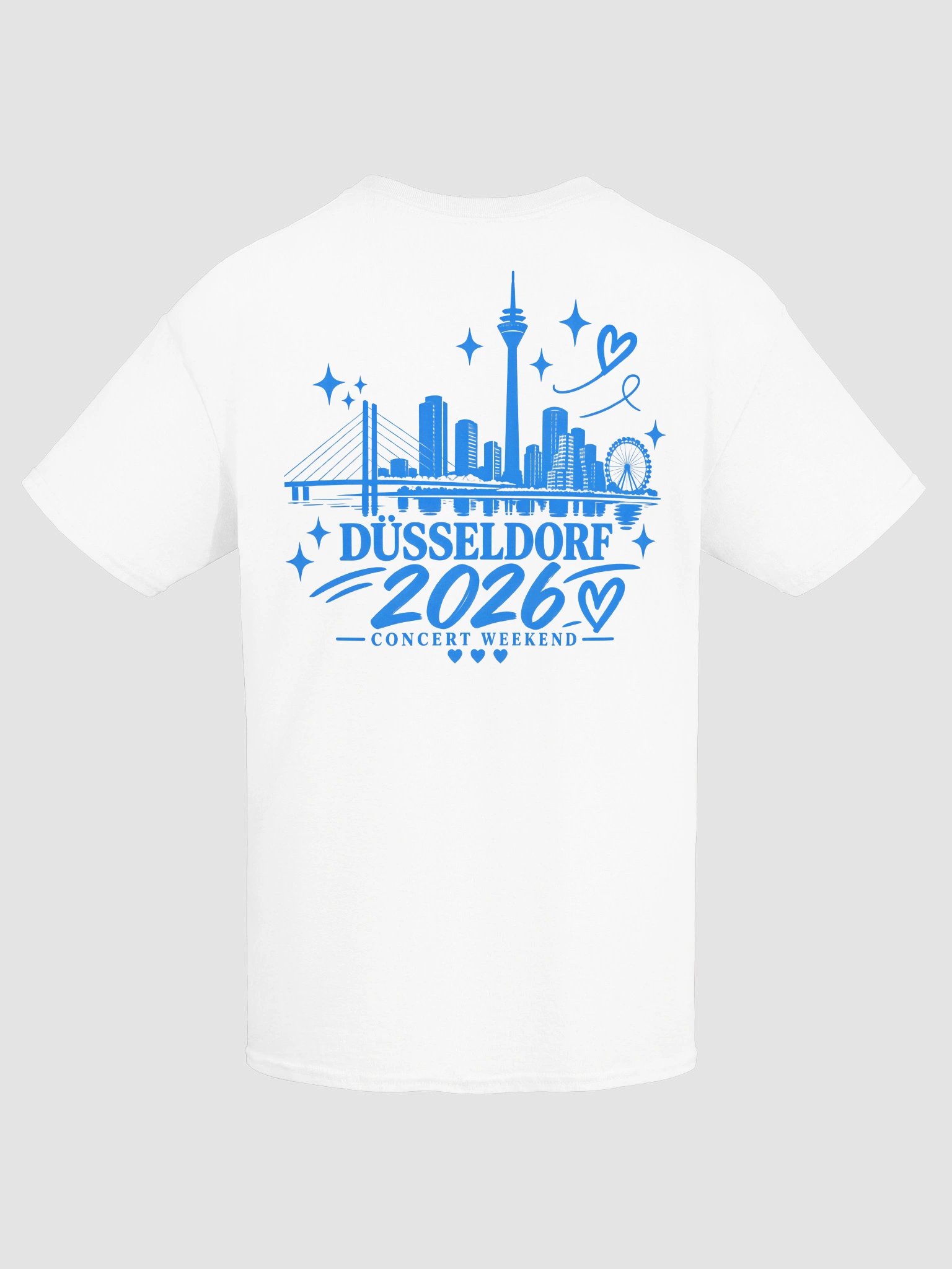 I Want It That Way Düsseldorf 2026 Shirt | City Skyline Back Print Concert Tee product image (9)