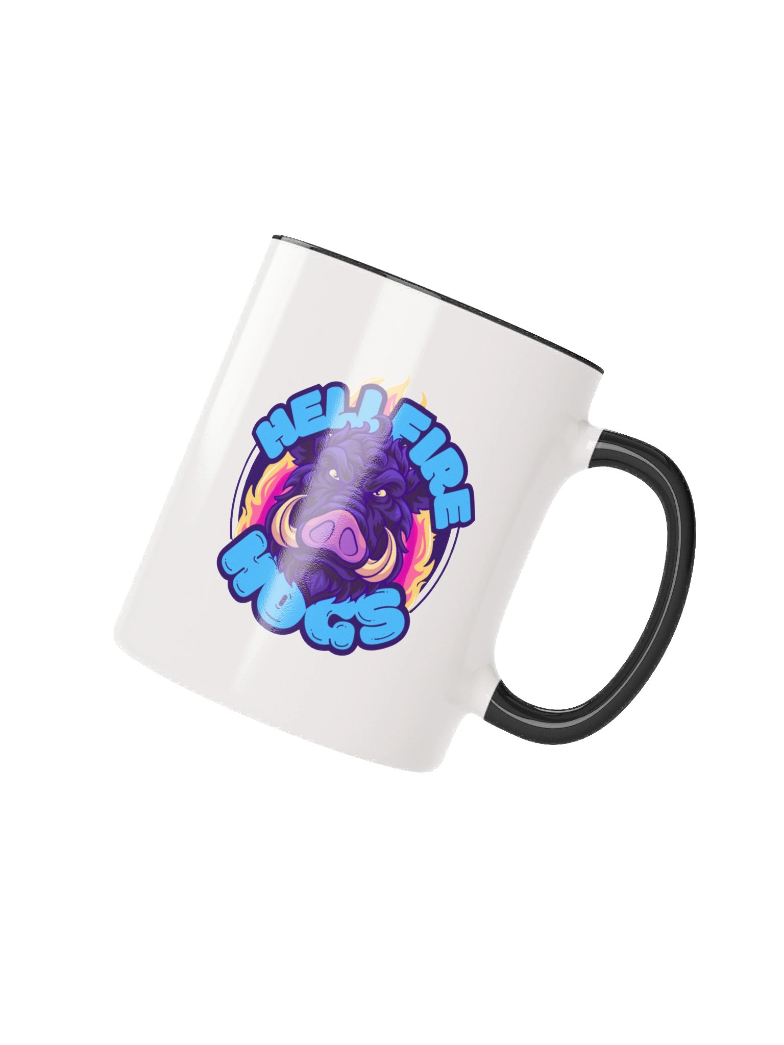 Hellfire Hogs Team Ceramic Mug with Color Inside product image (6)