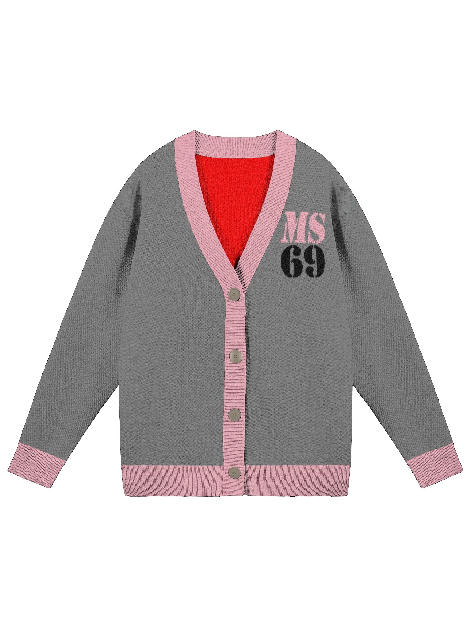 MS69 - Cardigan Pink/Gray product image (1)