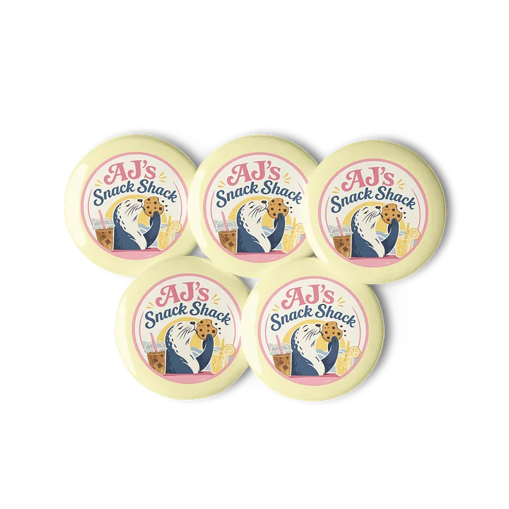 AJ's Snack Shack - Set of 5 Buttons product image (2)