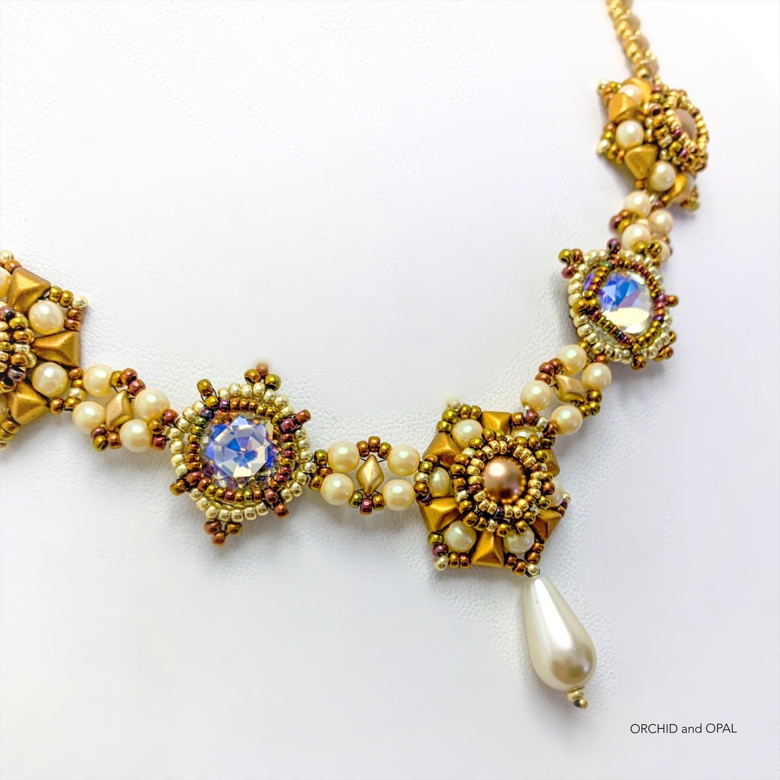 Digital Pattern - Renaissance Fair Vexolo and Crystal Necklace product image (2)