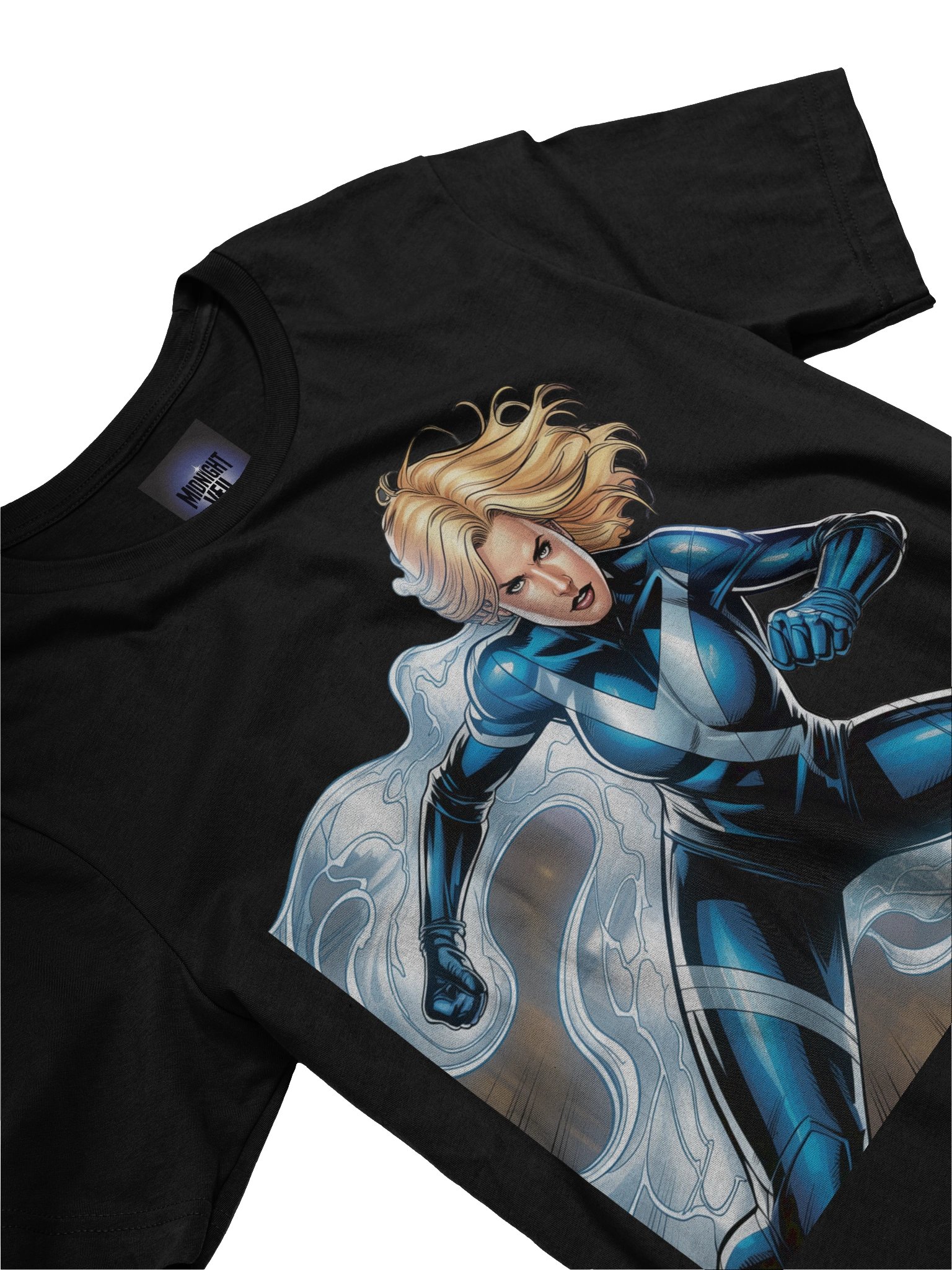 Invisible Woman Energy Surge Supersoft T-Shirt – Phantom Pulse Enigma product image (5)