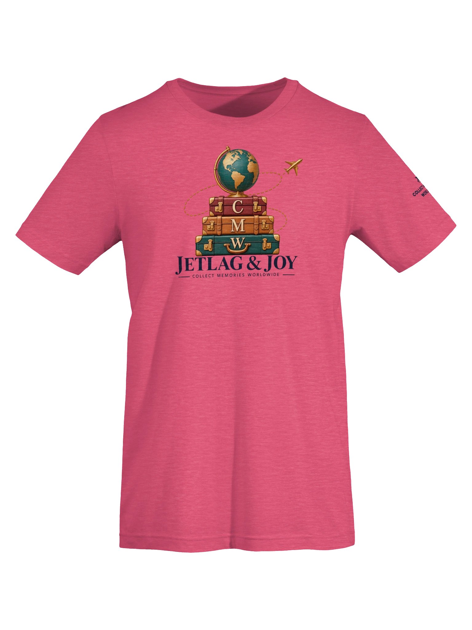 Jetlag & Joy Passport Stamps Unisex Graphic Tee product image (9)