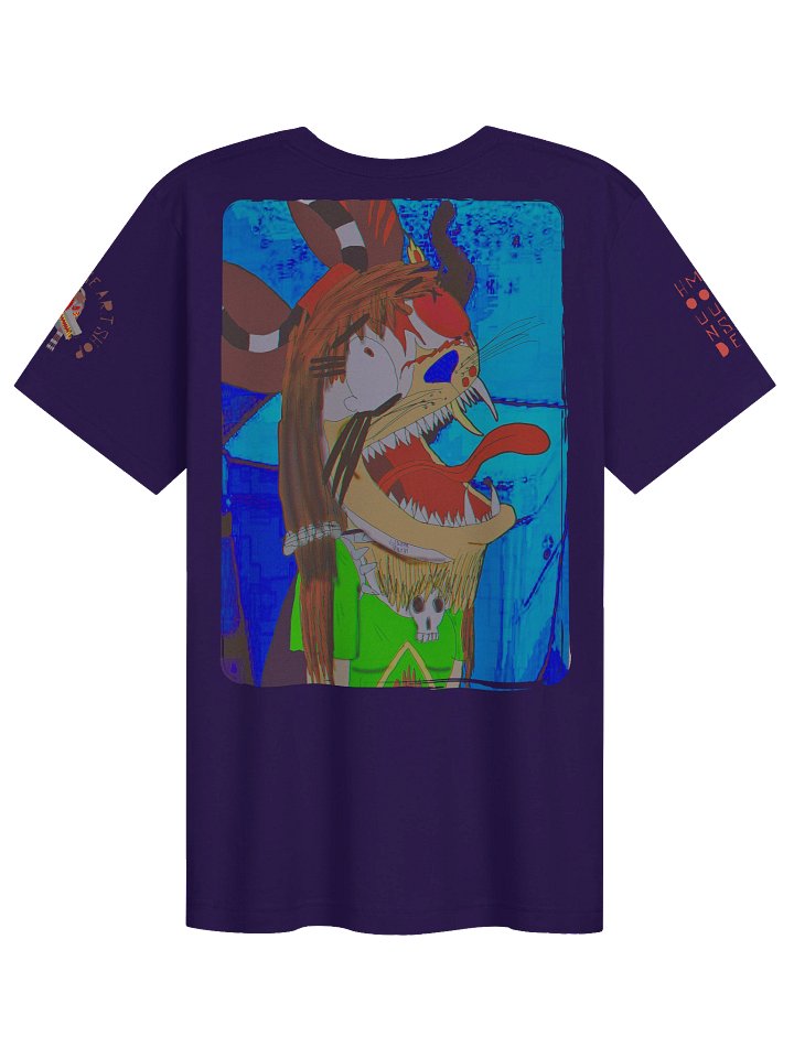 Houndmouse Art Gothic Cartoon Face Tee product image (2)