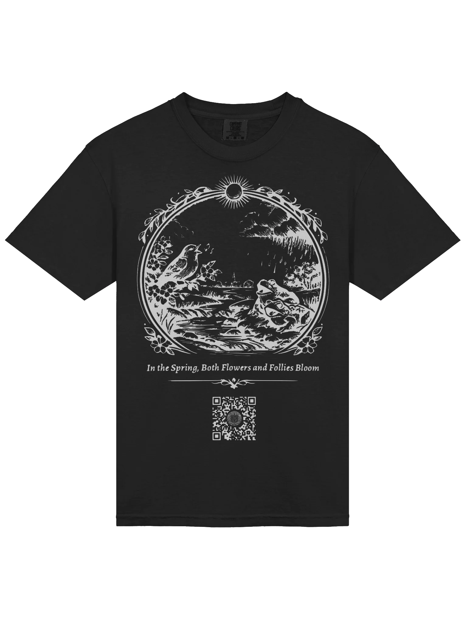 Flowers and Follies (White on Black/Color) product image (3)