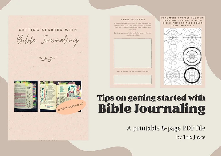Getting started with Bible Journaling (freebie) product image (1)