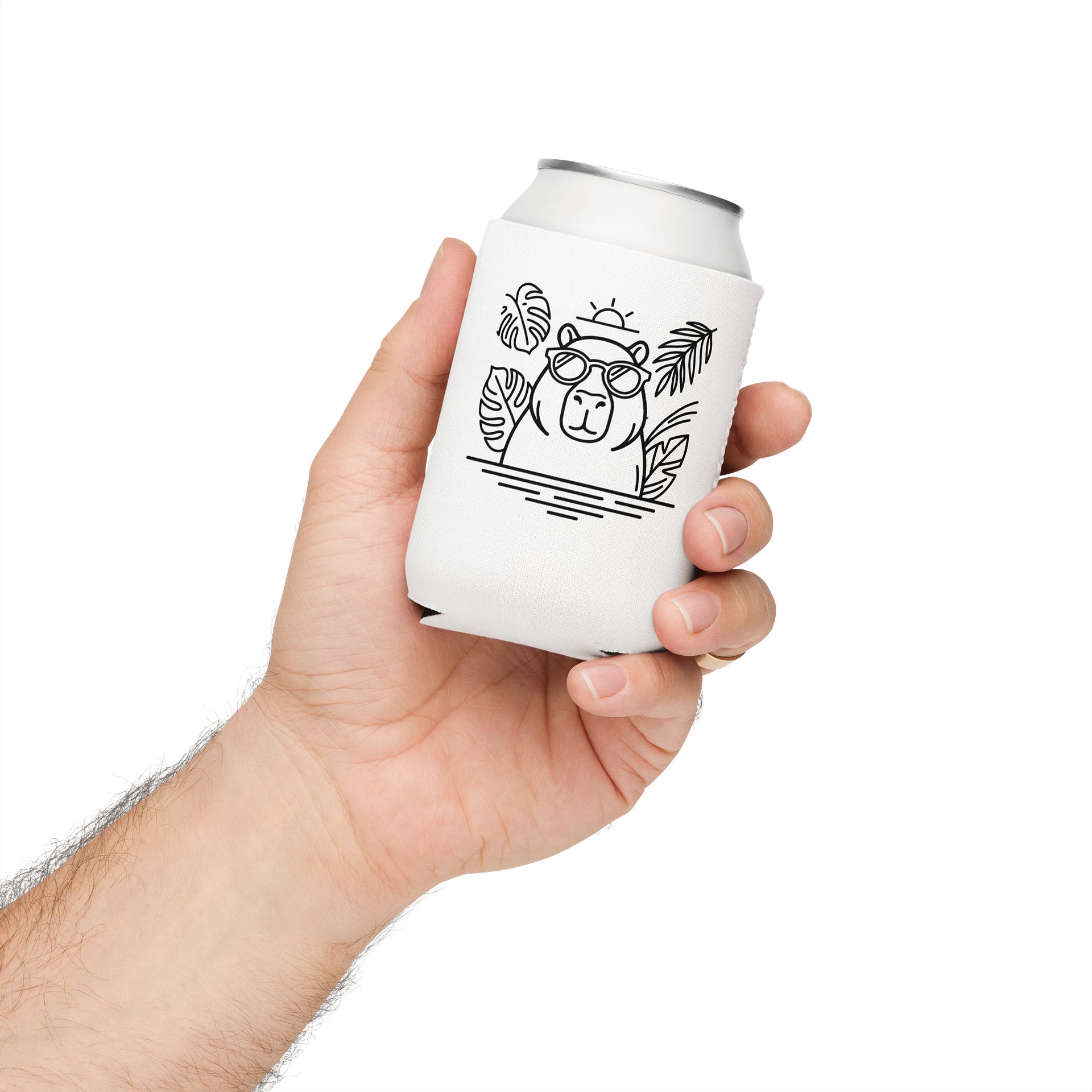 Quiet Tropics Light Neoprene Can Cooler, Travel, Resort Poolside, and Beach Excursion Drink Sleeve product image (7)