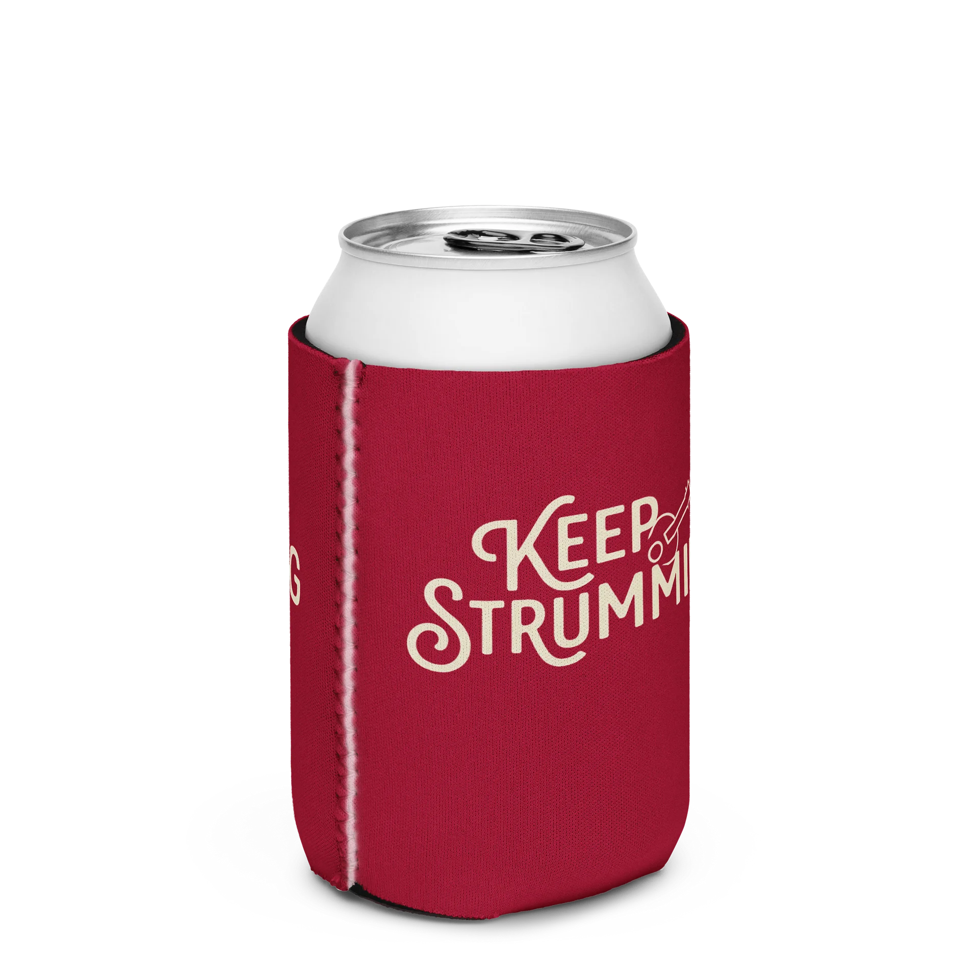 Keep Strumming Ukulele Can Cooler product image (6)