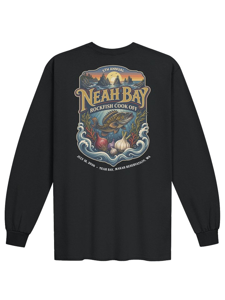 5th Annual Neah Bay Rockfish Cook Off - Dark Long Sleeve product image (1)