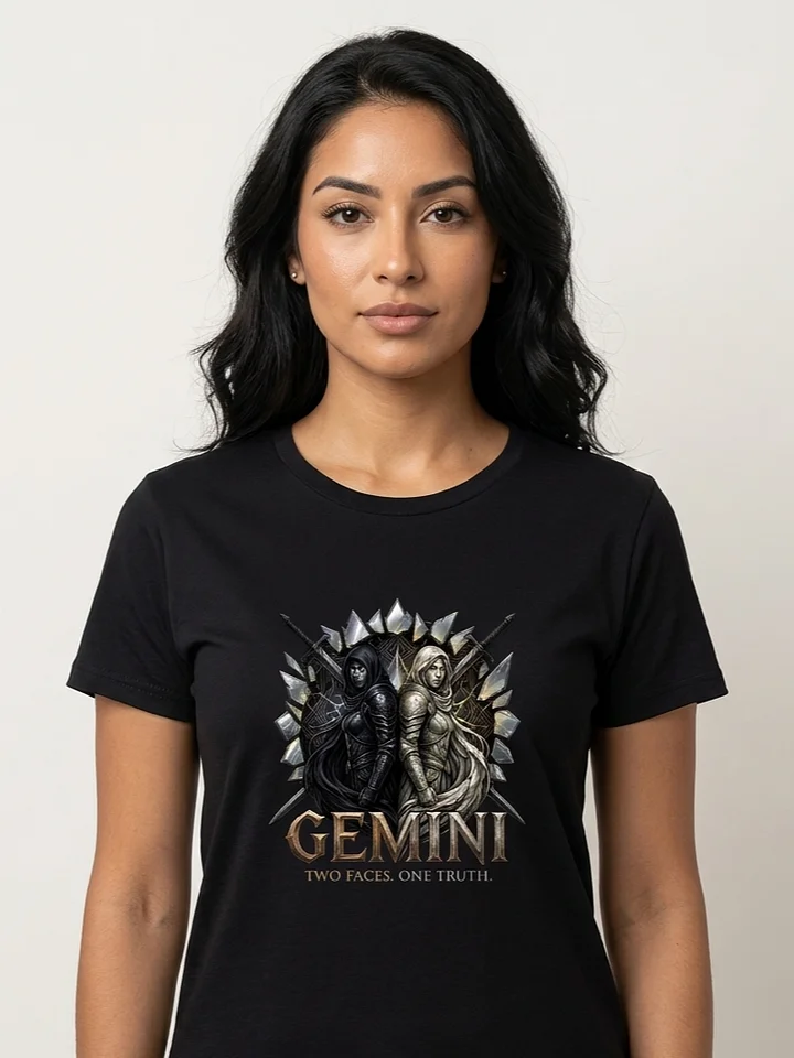 Gemini Zodiac Gothic Streetwear Graphic Tee product image (2)