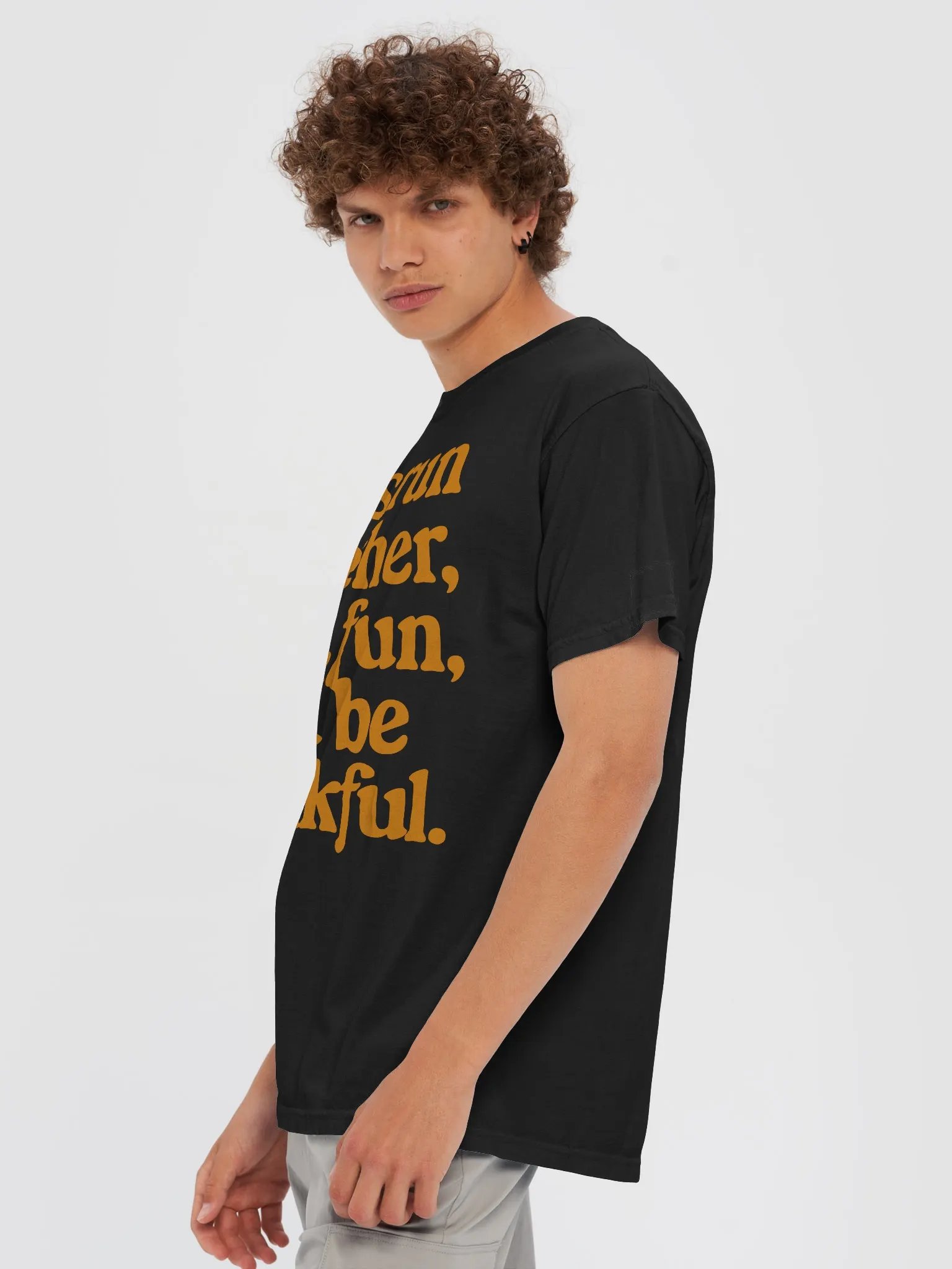 Gratitude Run Orange Tee product image (6)
